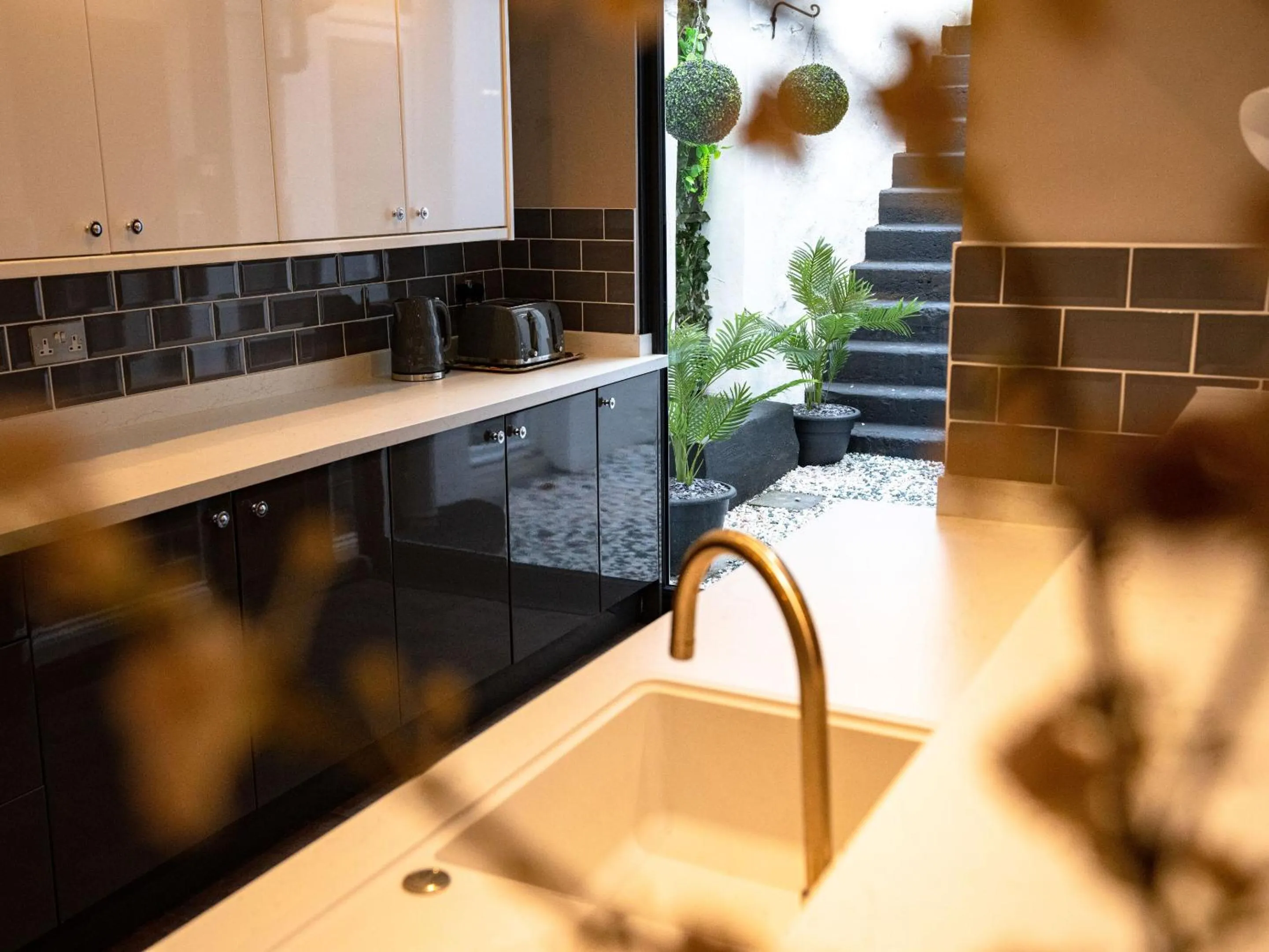 Kitchen or kitchenette in Amadeus Apartments