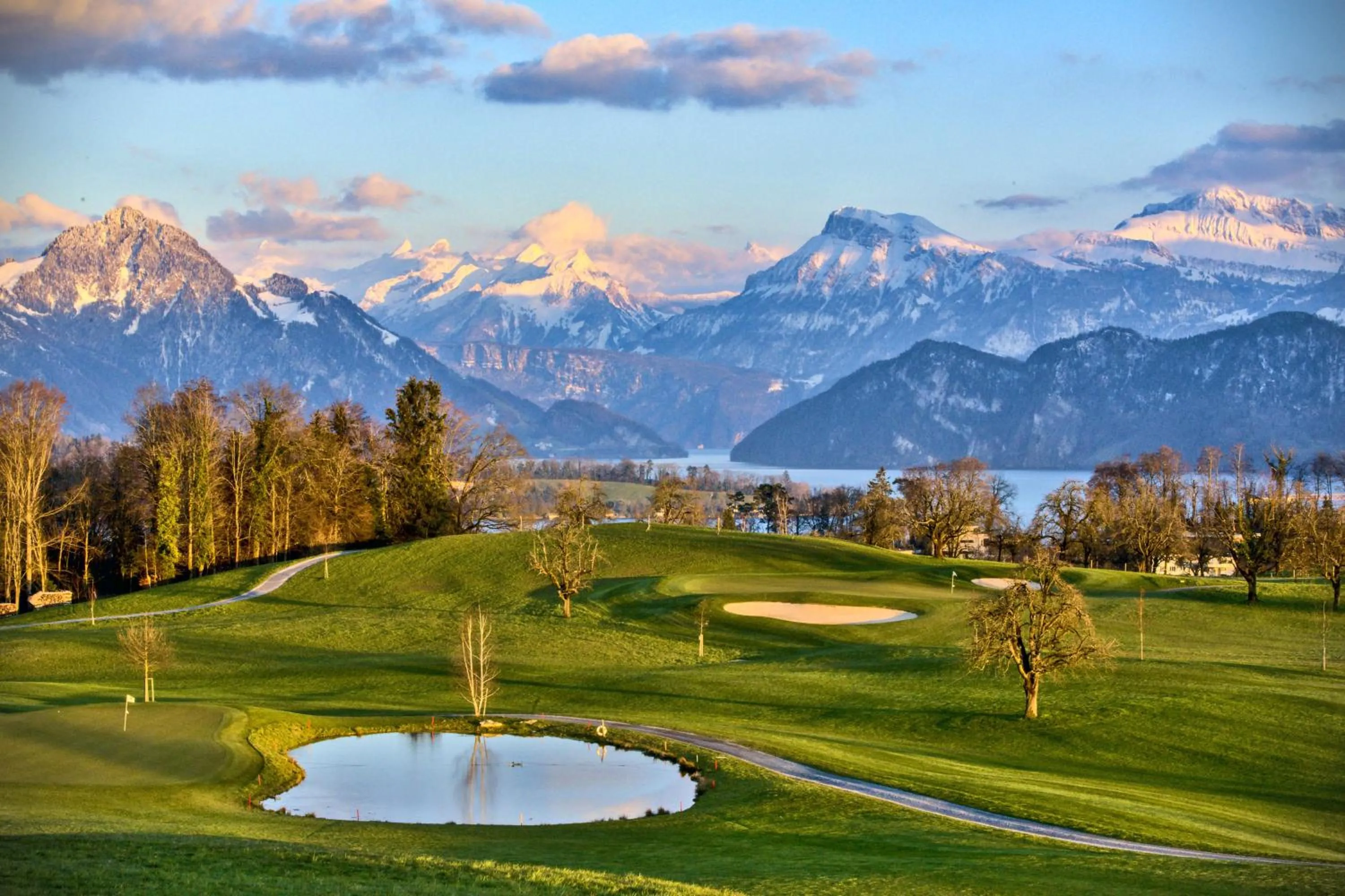 Lake view in Gasthaus Badhof - Golfhotel
