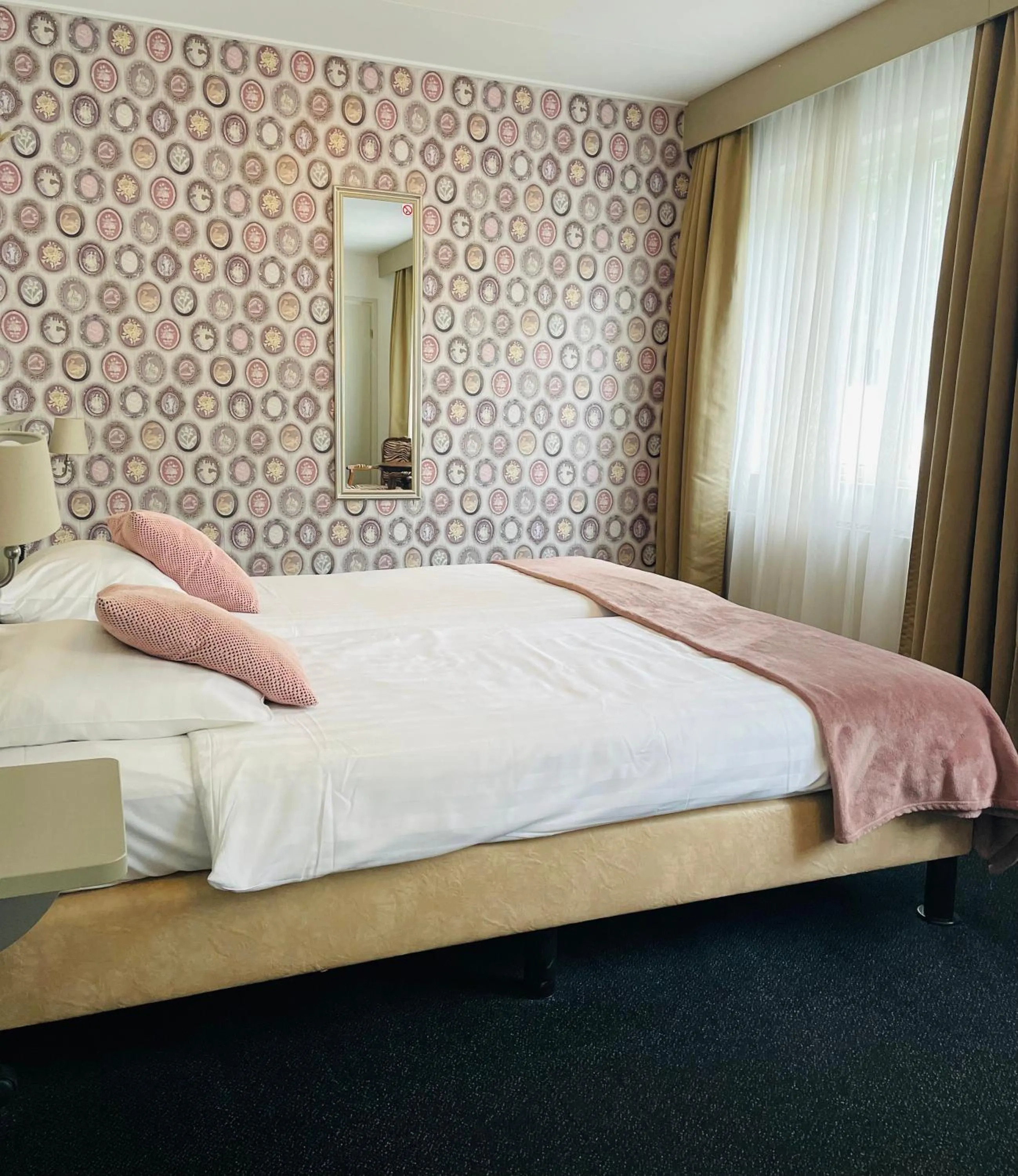 View (from property/room), Bed in Landgoedhotel Villa Vennendal