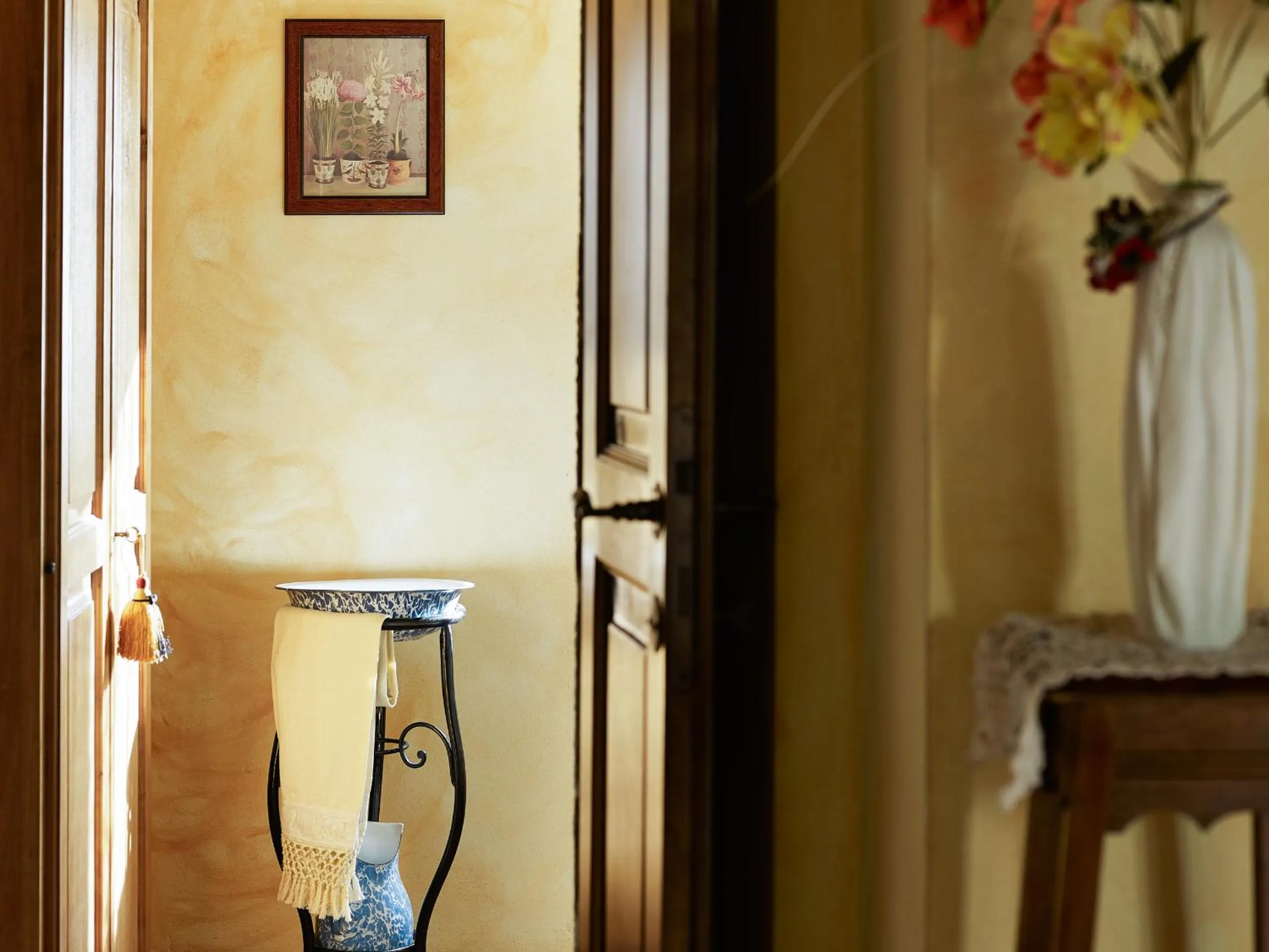 Decorative detail in Monastero San Silvestro