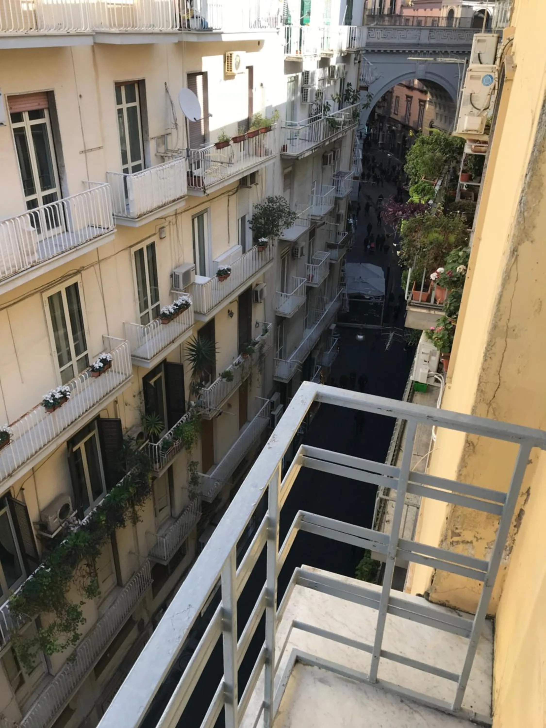 Balcony/Terrace in Terrazza Aragon Room and SPA