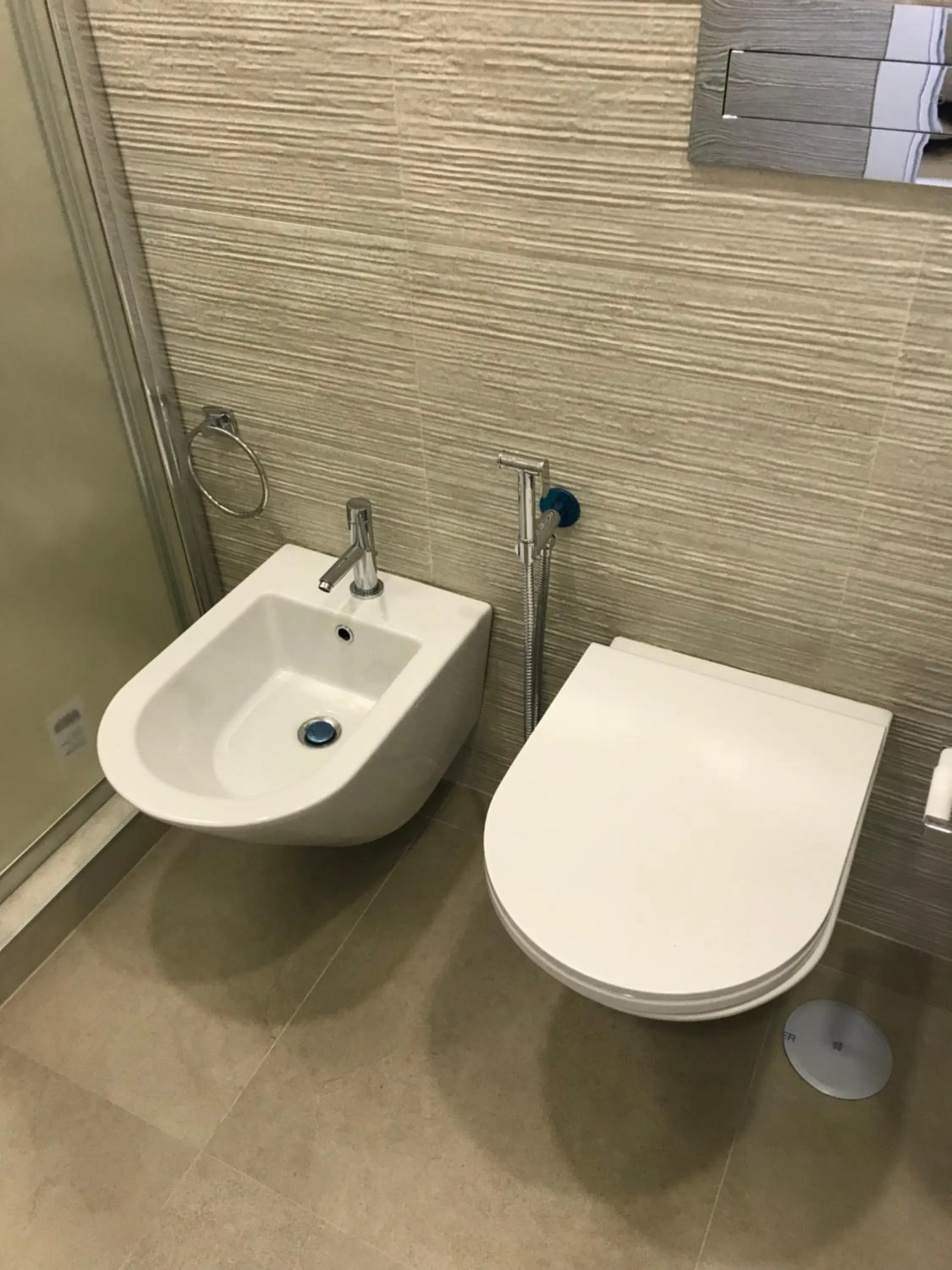 Toilet in Terrazza Aragon Room and SPA