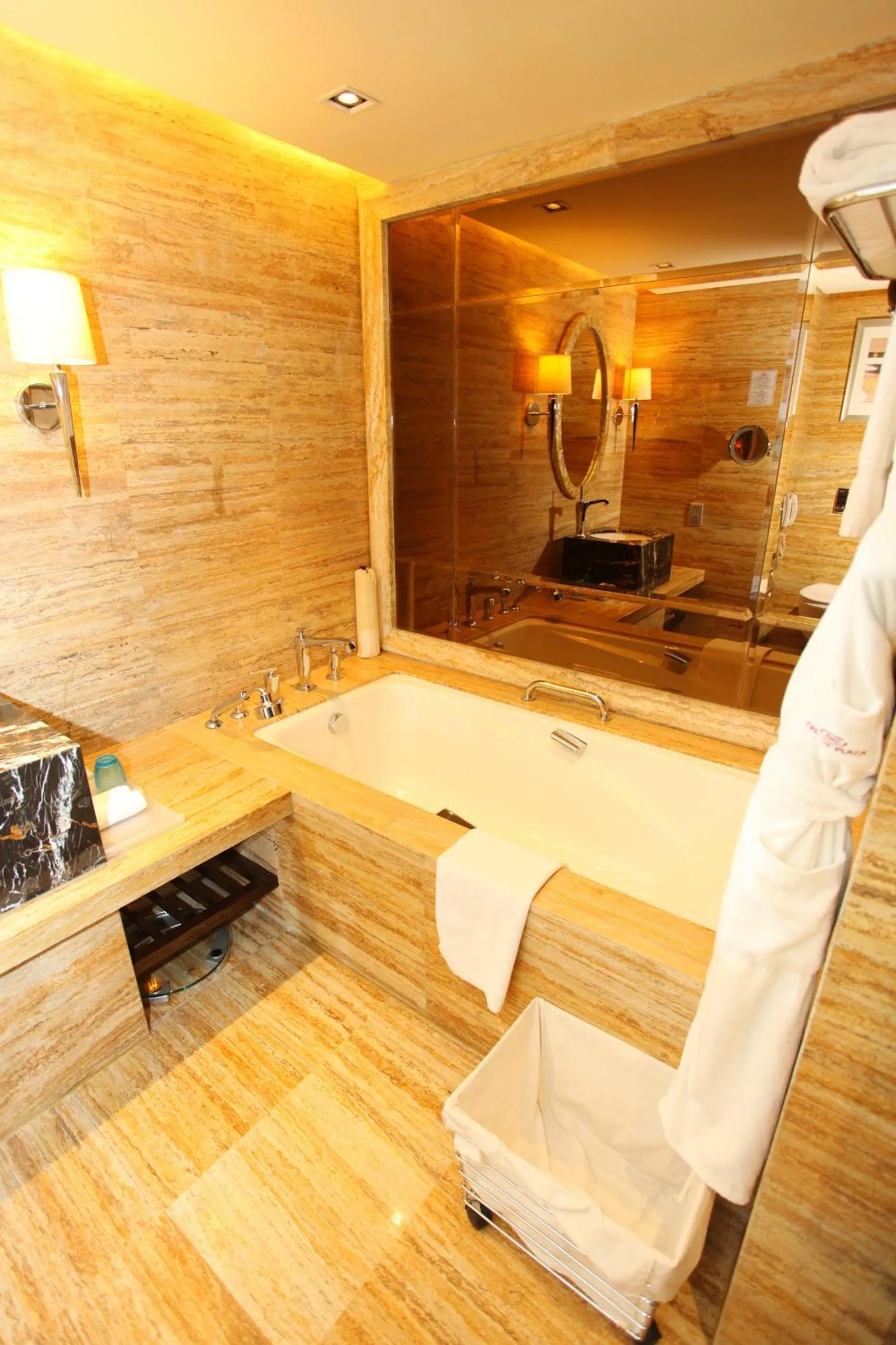 Bathroom in Crowne Plaza Beijing Chaoyang U-Town by IHG