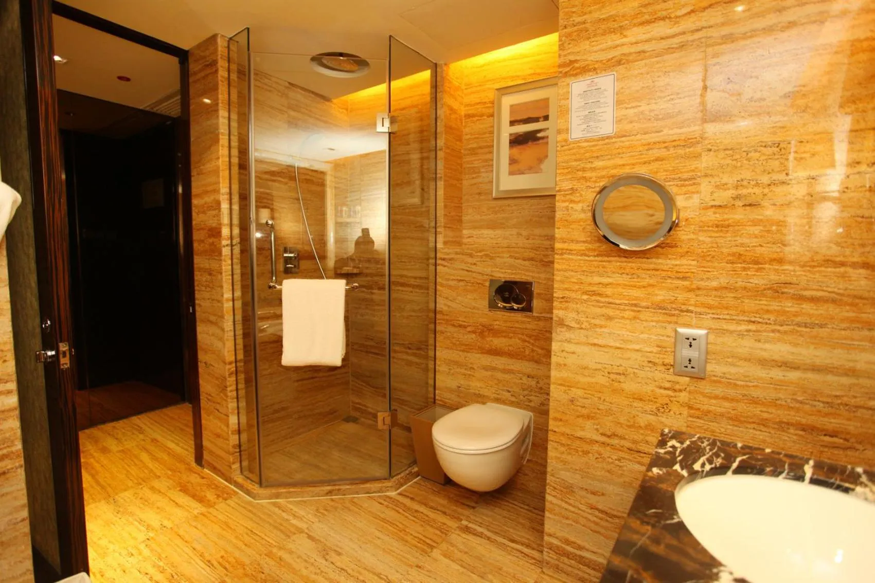 Bathroom in Crowne Plaza Beijing Chaoyang U-Town by IHG