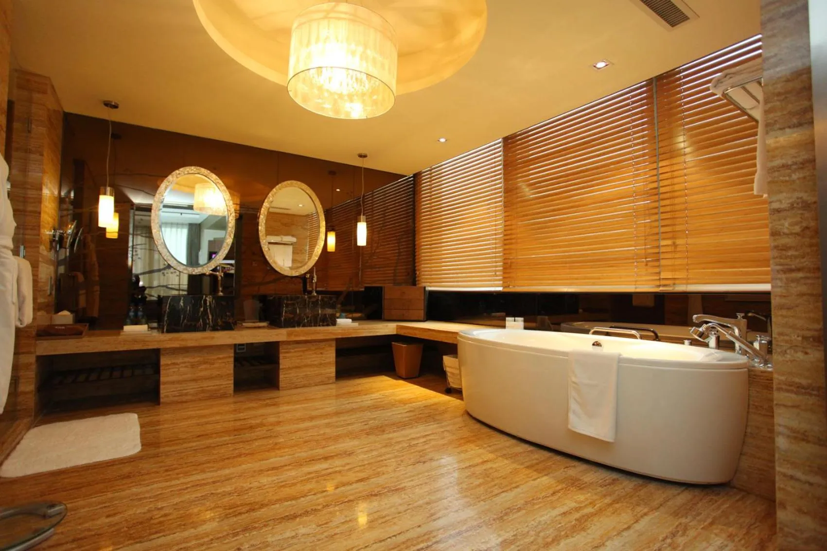 Bathroom in Crowne Plaza Beijing Chaoyang U-Town by IHG