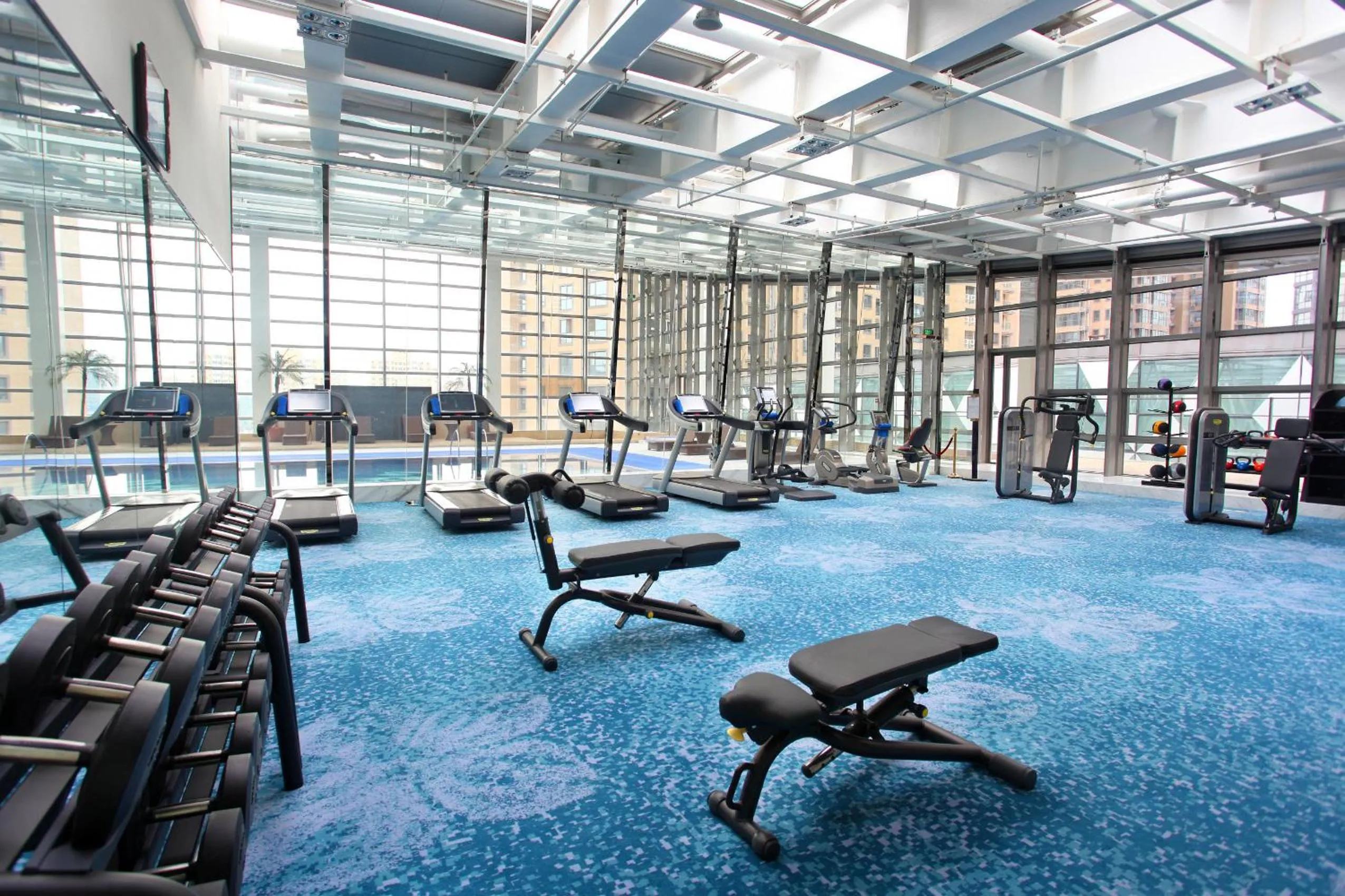 Fitness centre/facilities in Crowne Plaza Beijing Chaoyang U-Town by IHG