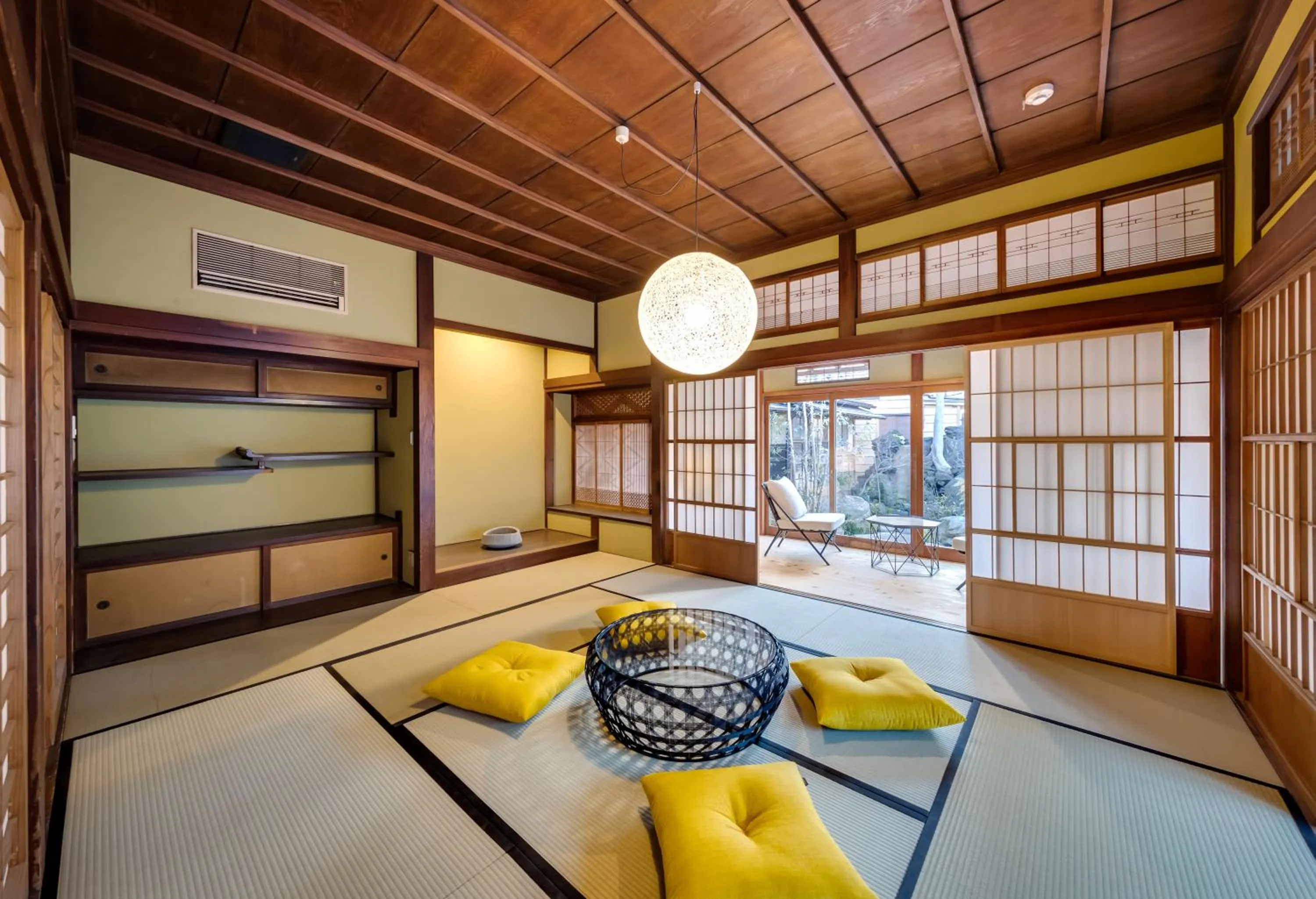 Living room, Bed in NIPPONIA Sawara Merchant Town Hotel