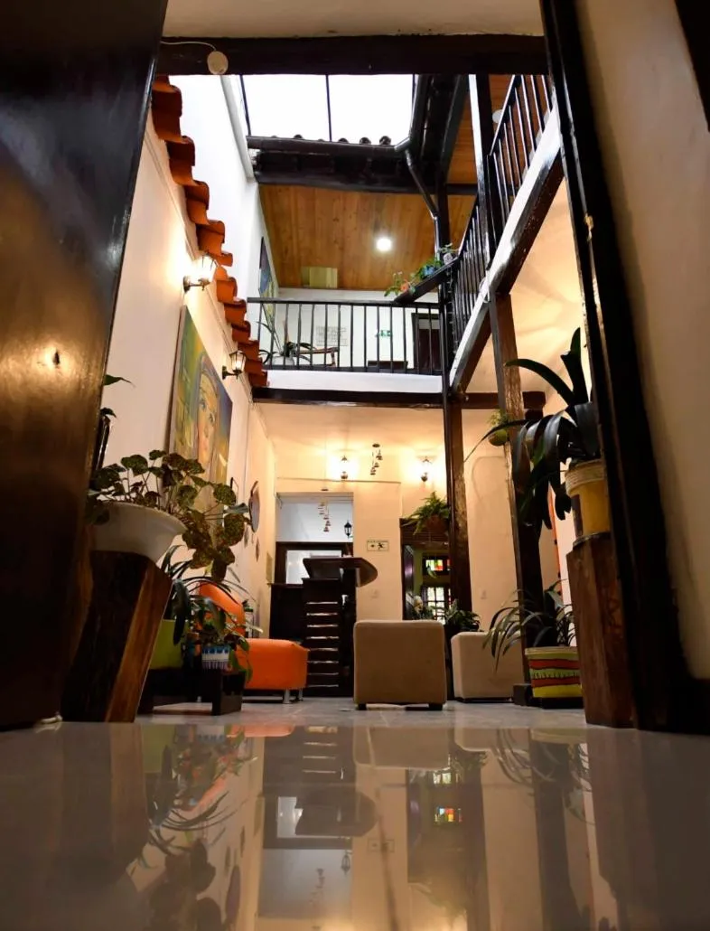 Lobby or reception in Hotel Aroma del Bosque Posada Cafe