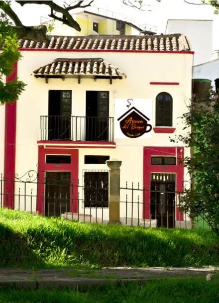 Facade/entrance, Property Building in Hotel Aroma del Bosque Posada Cafe