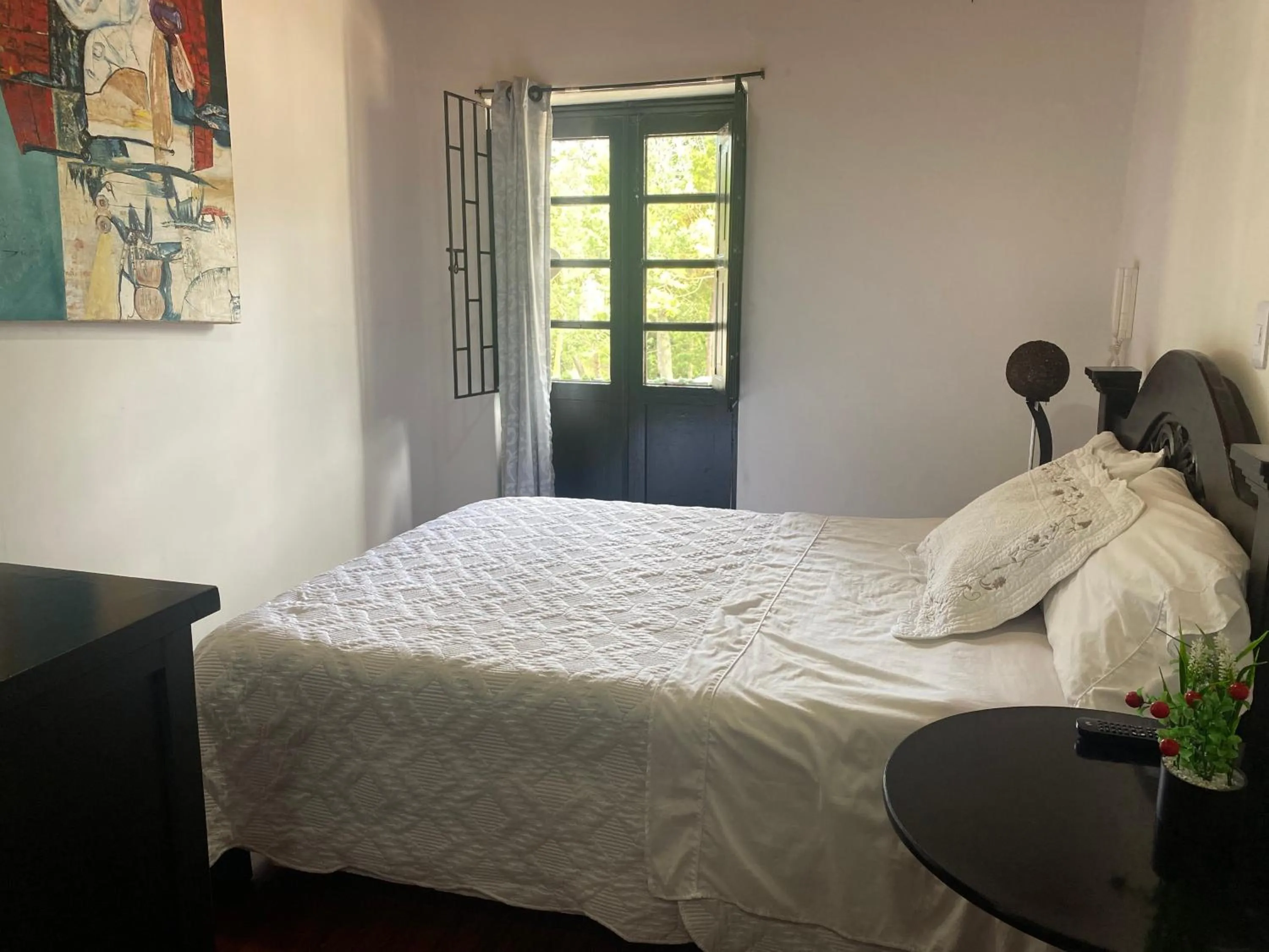 Bed in Hotel Aroma del Bosque Posada Cafe