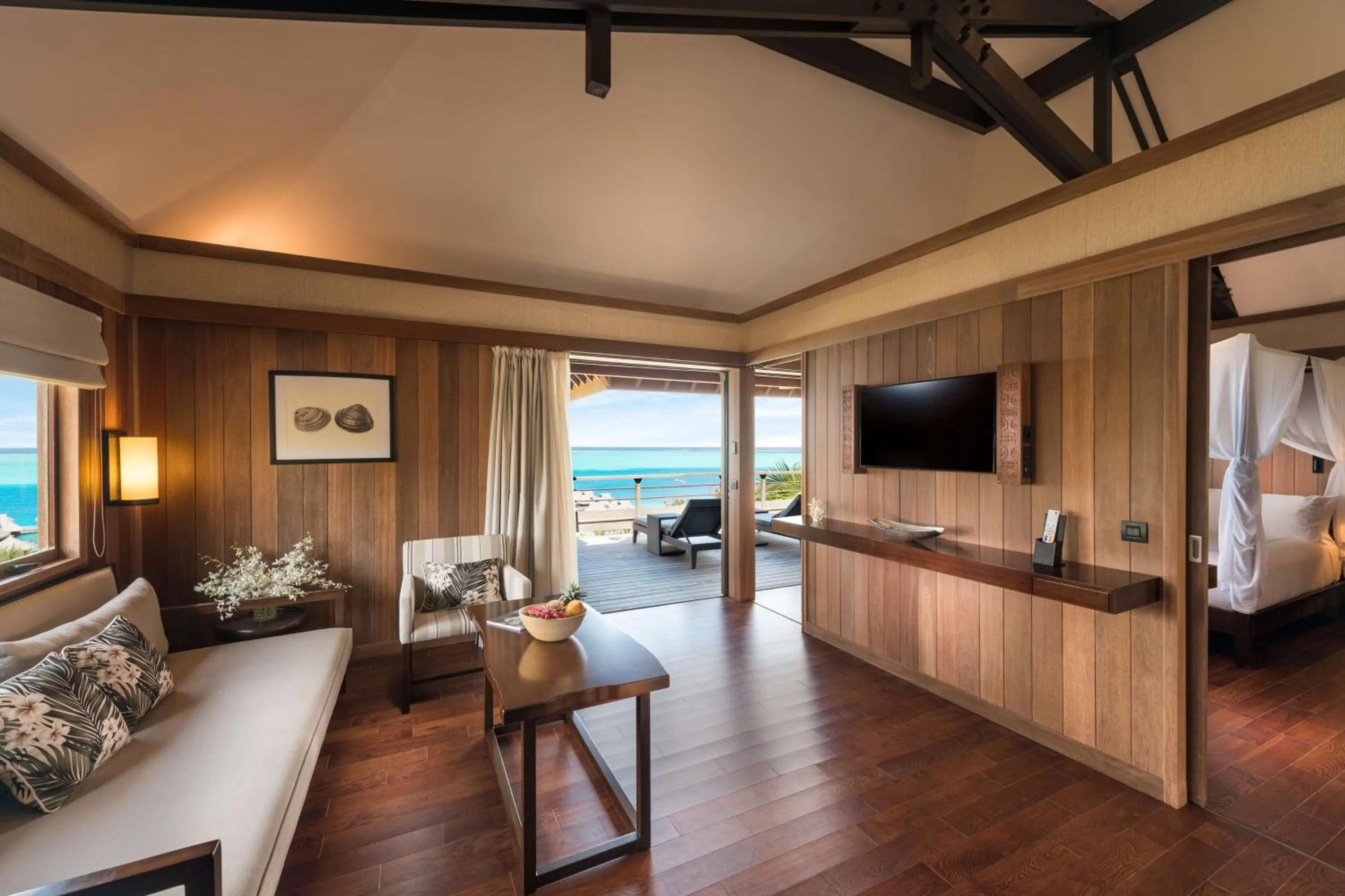 Bedroom in Conrad Bora Bora Nui