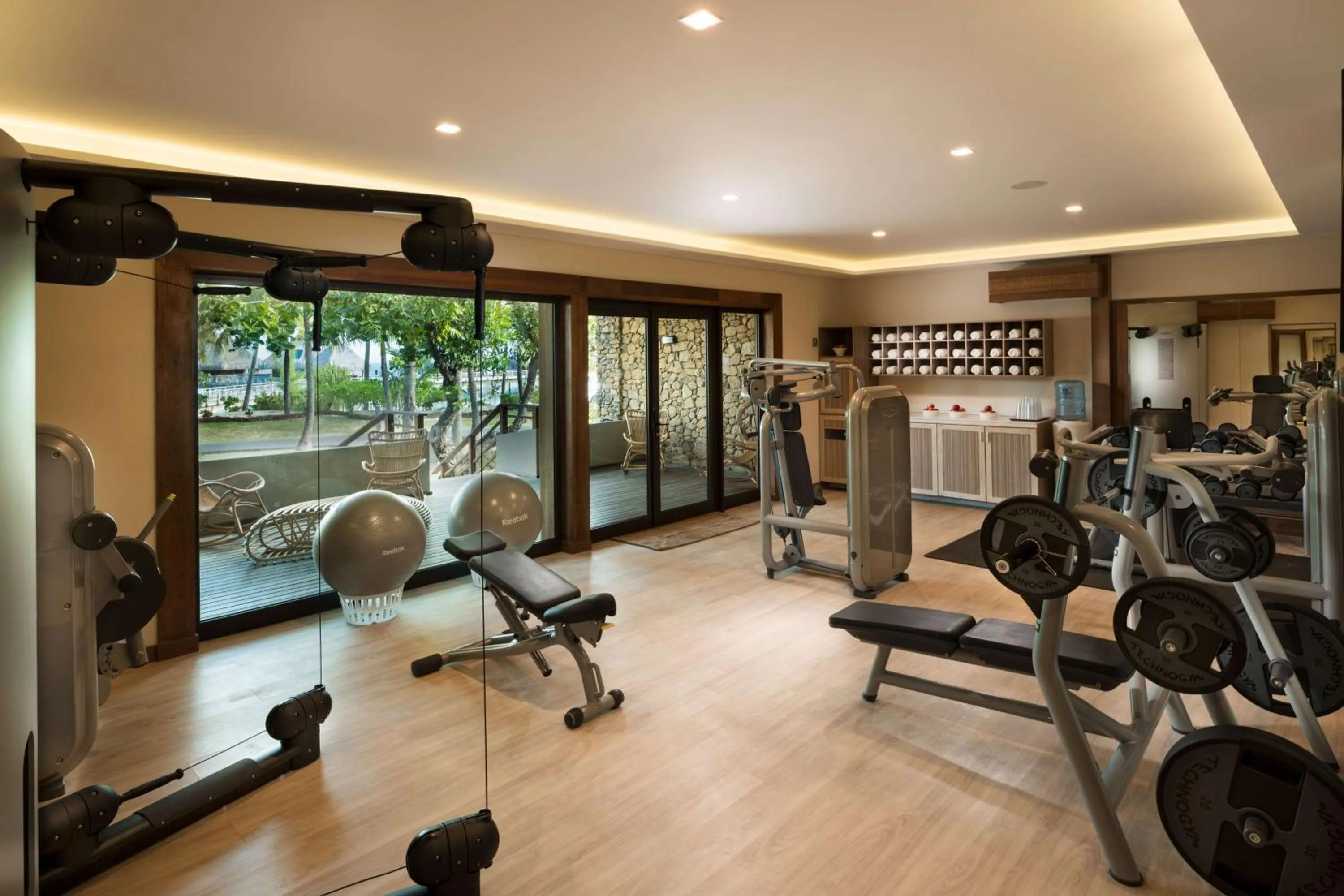 Fitness centre/facilities in Conrad Bora Bora Nui