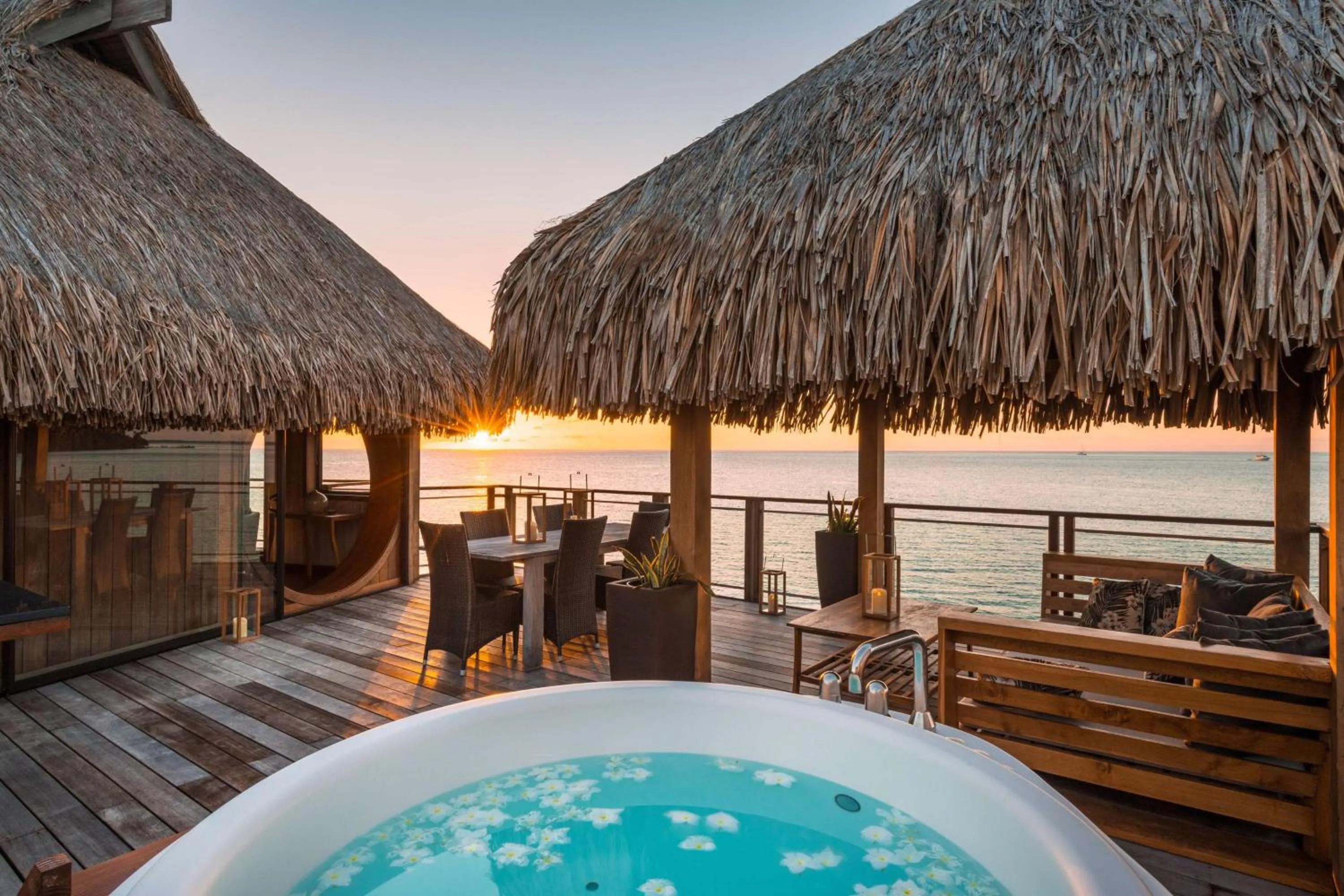 Sauna in Conrad Bora Bora Nui