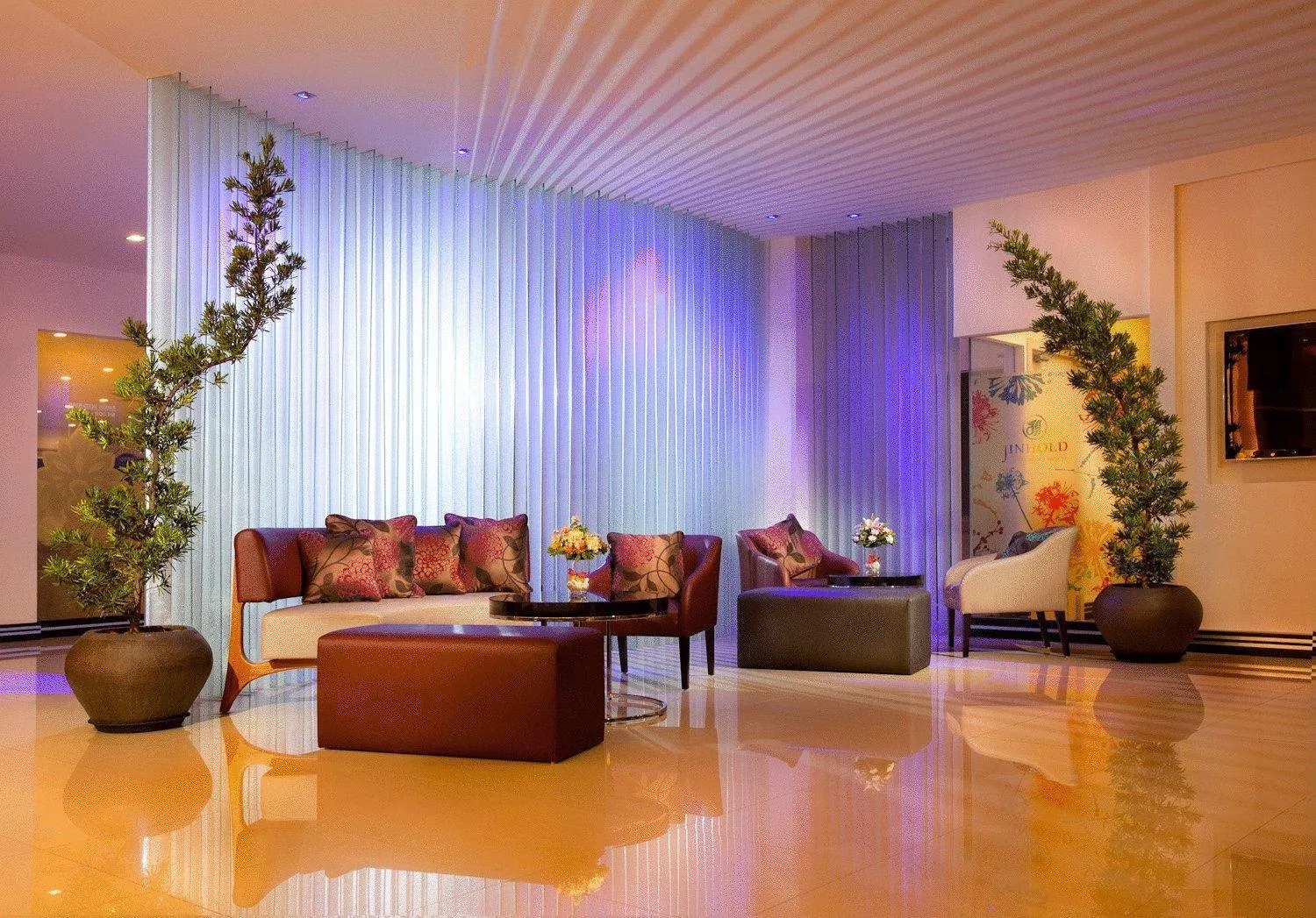 Lobby or reception in Jinhold Apartment Hotel