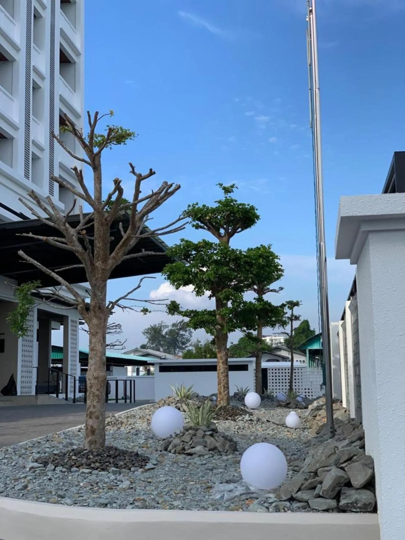 Garden view in Blanco Apartment Hotel