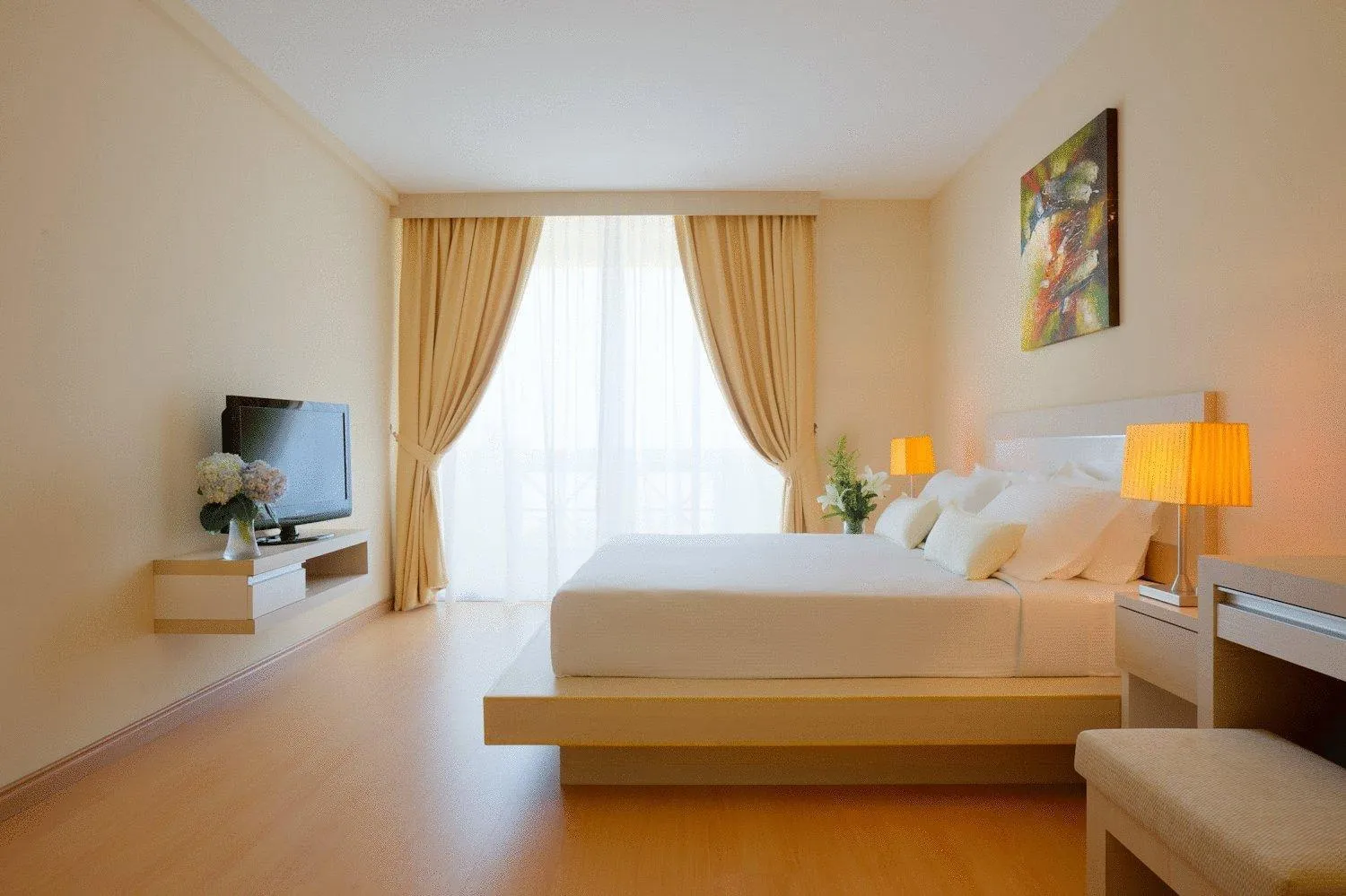 Day, Bed in Jinhold Apartment Hotel