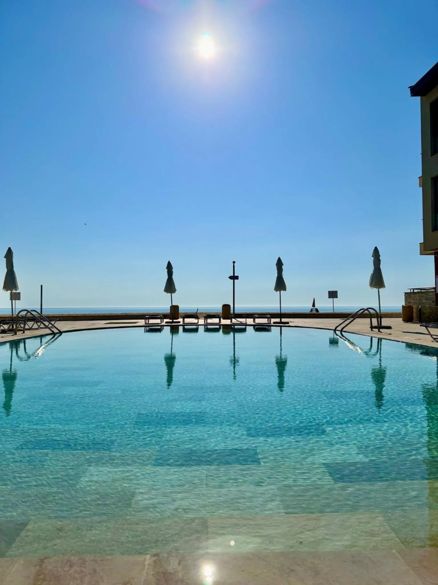 Pool view in Obzor Beach Resort