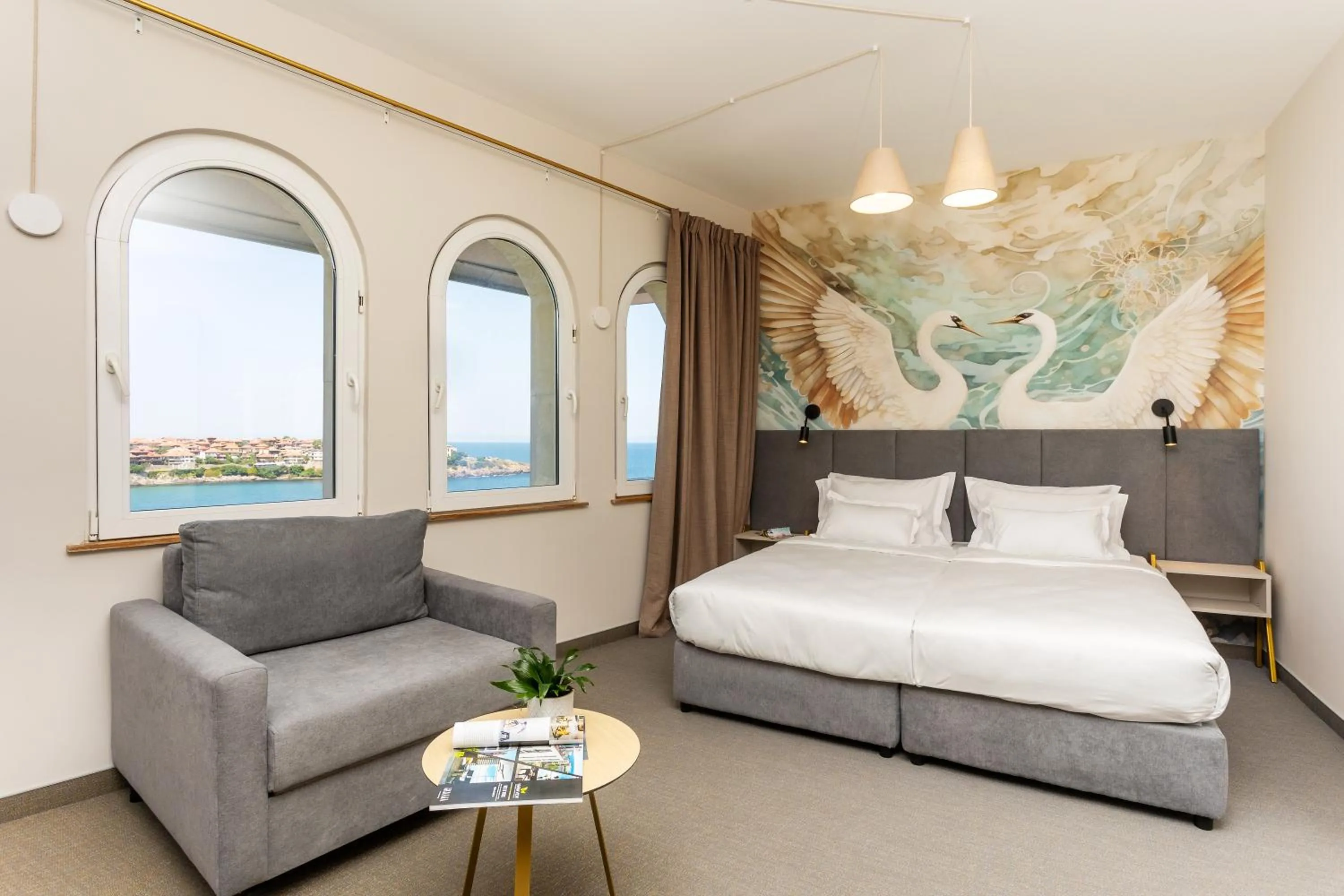 Bedroom, Bed in Hotel Antea - By The Sea