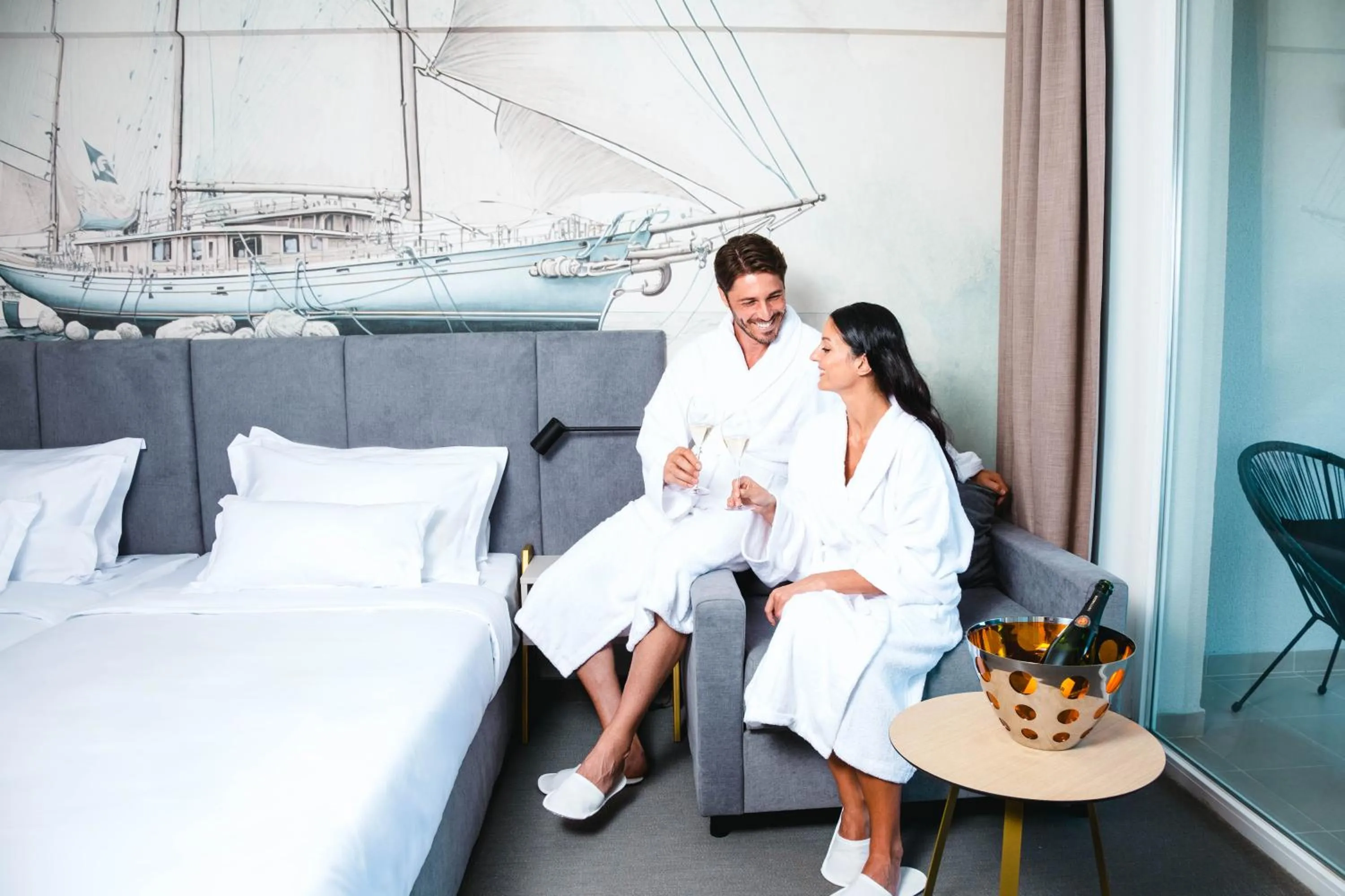 Bed in Hotel Antea - By The Sea