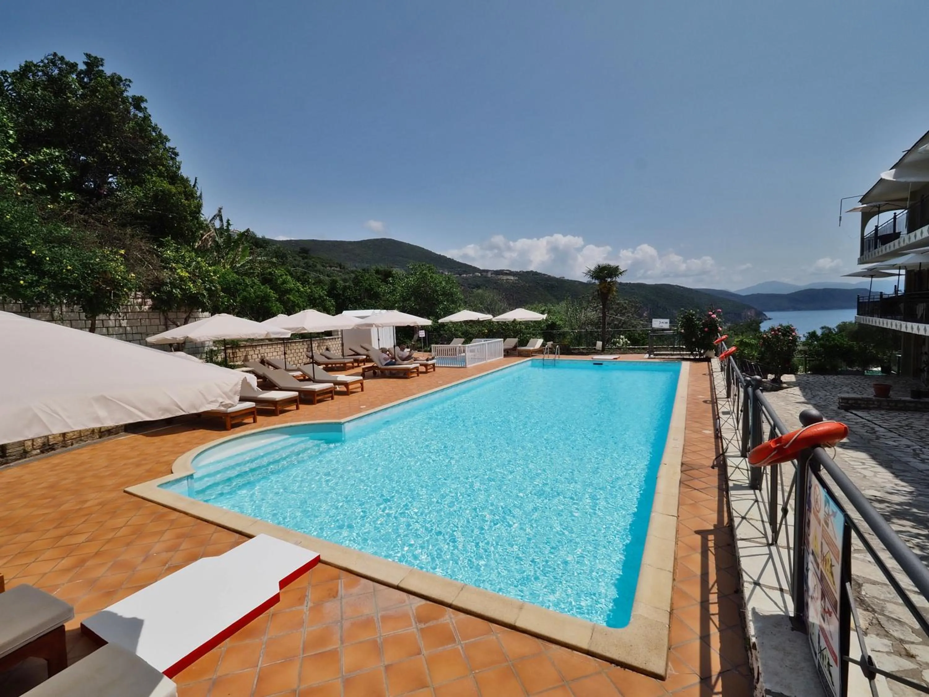 Swimming pool in Bella Vista Hotel Studios & Apartments