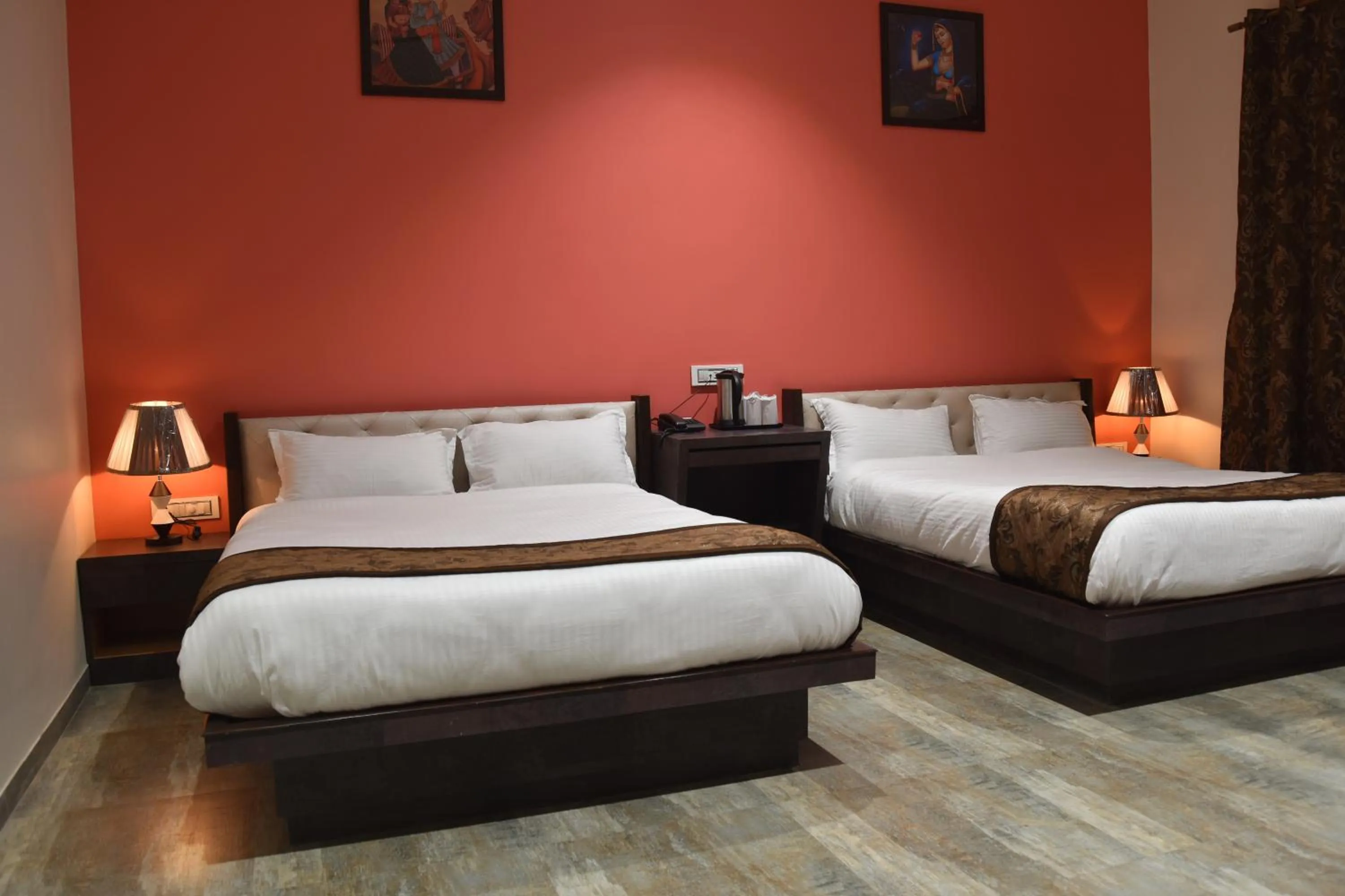 Bed in Jaipur Hotel New - Heritage Hotel