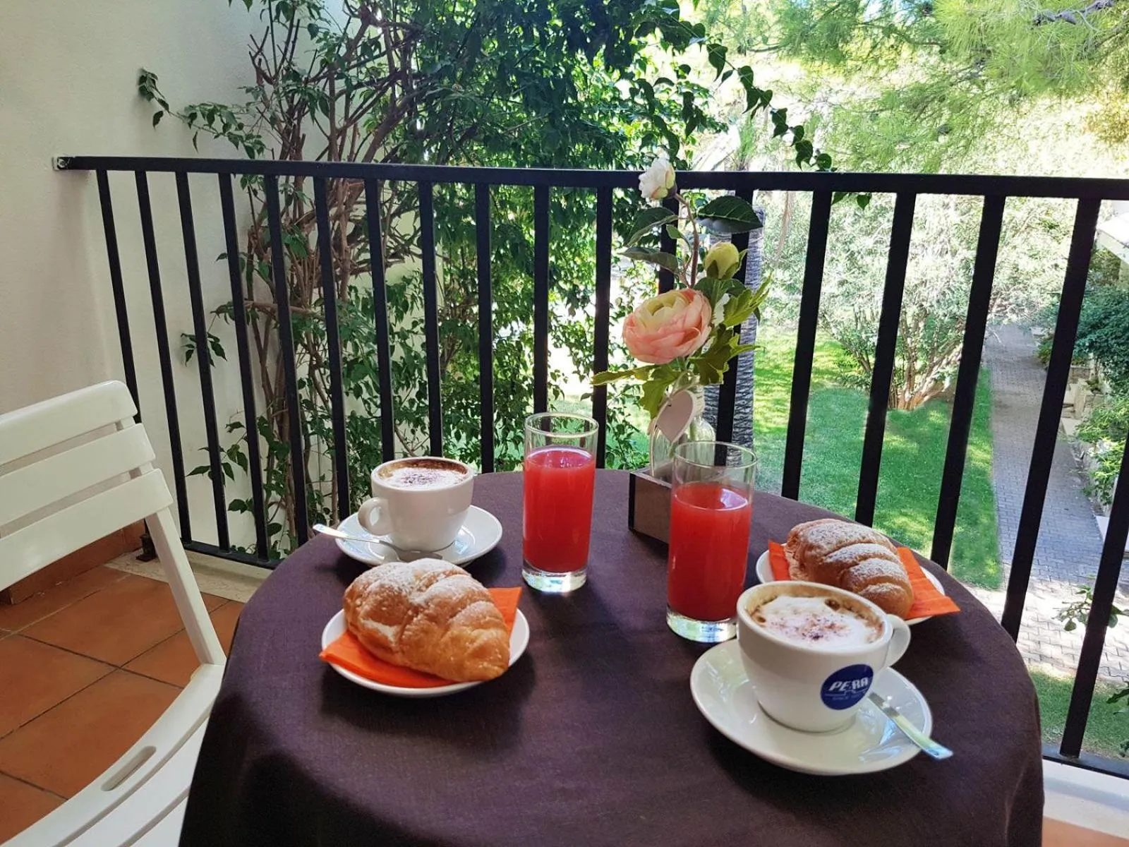 Balcony/Terrace in Hotel Gabbiano Beach