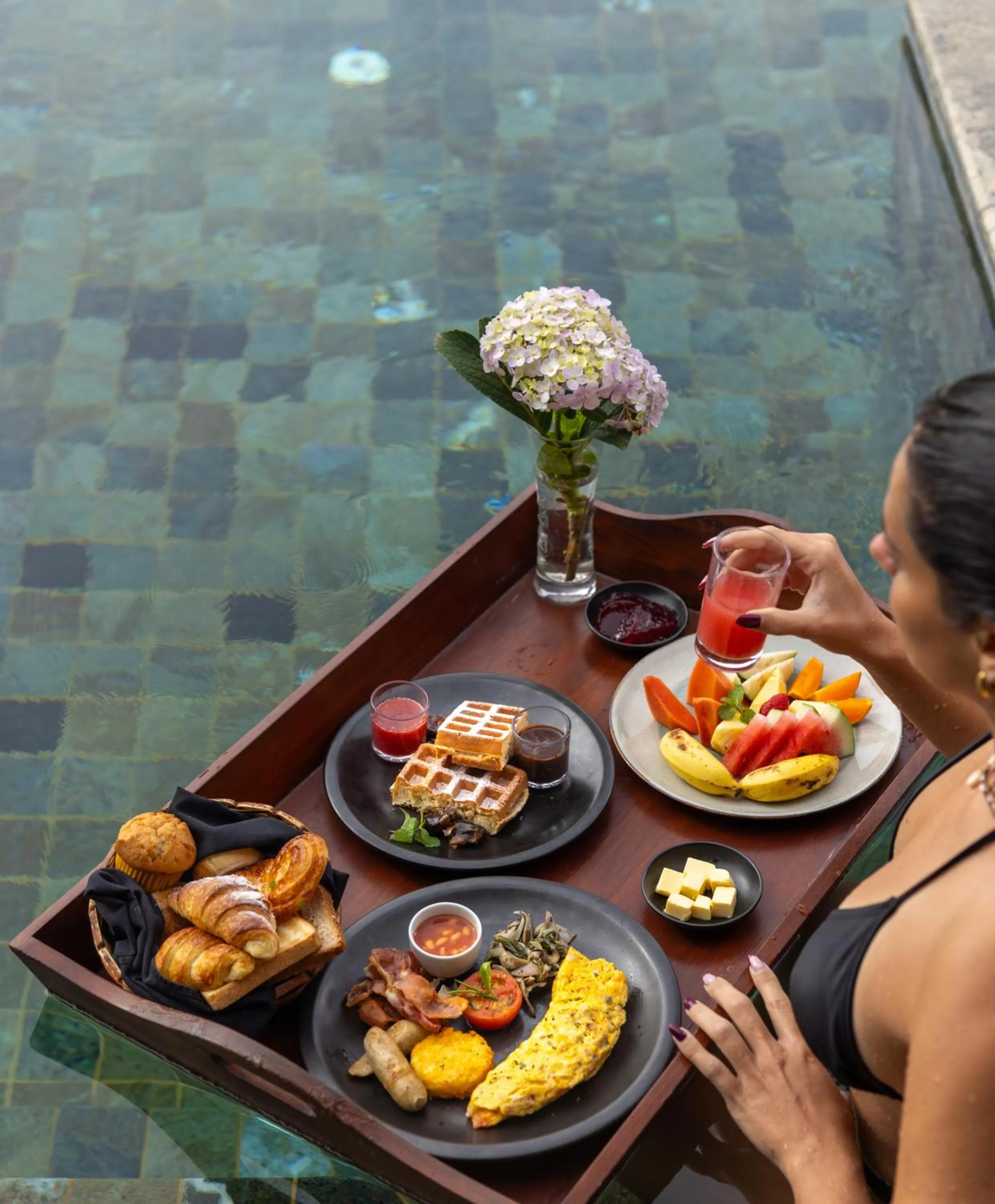 Pool view in 98 Acres Resort & Spa