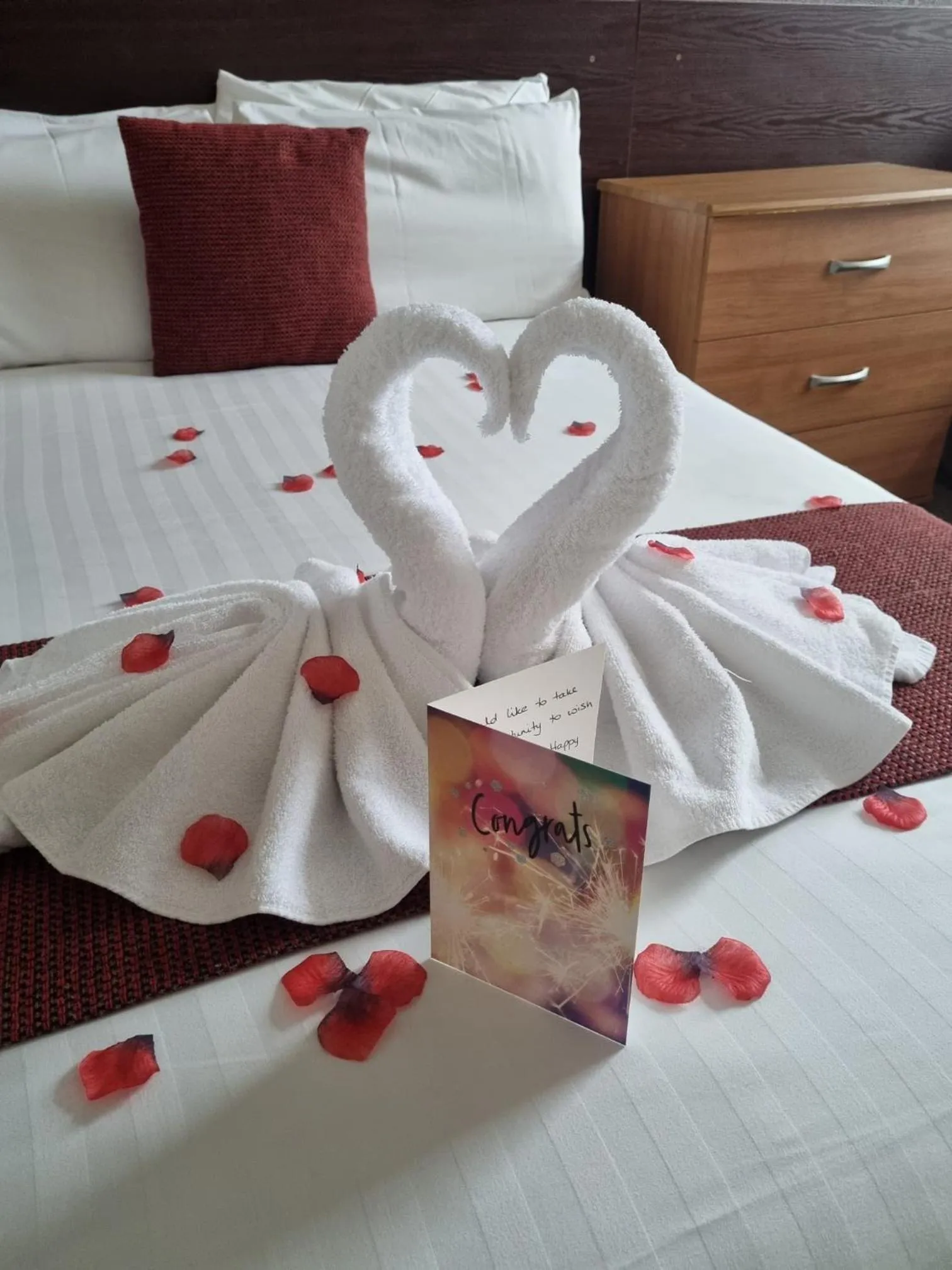 Bed in The Georgian Hollies Hotel