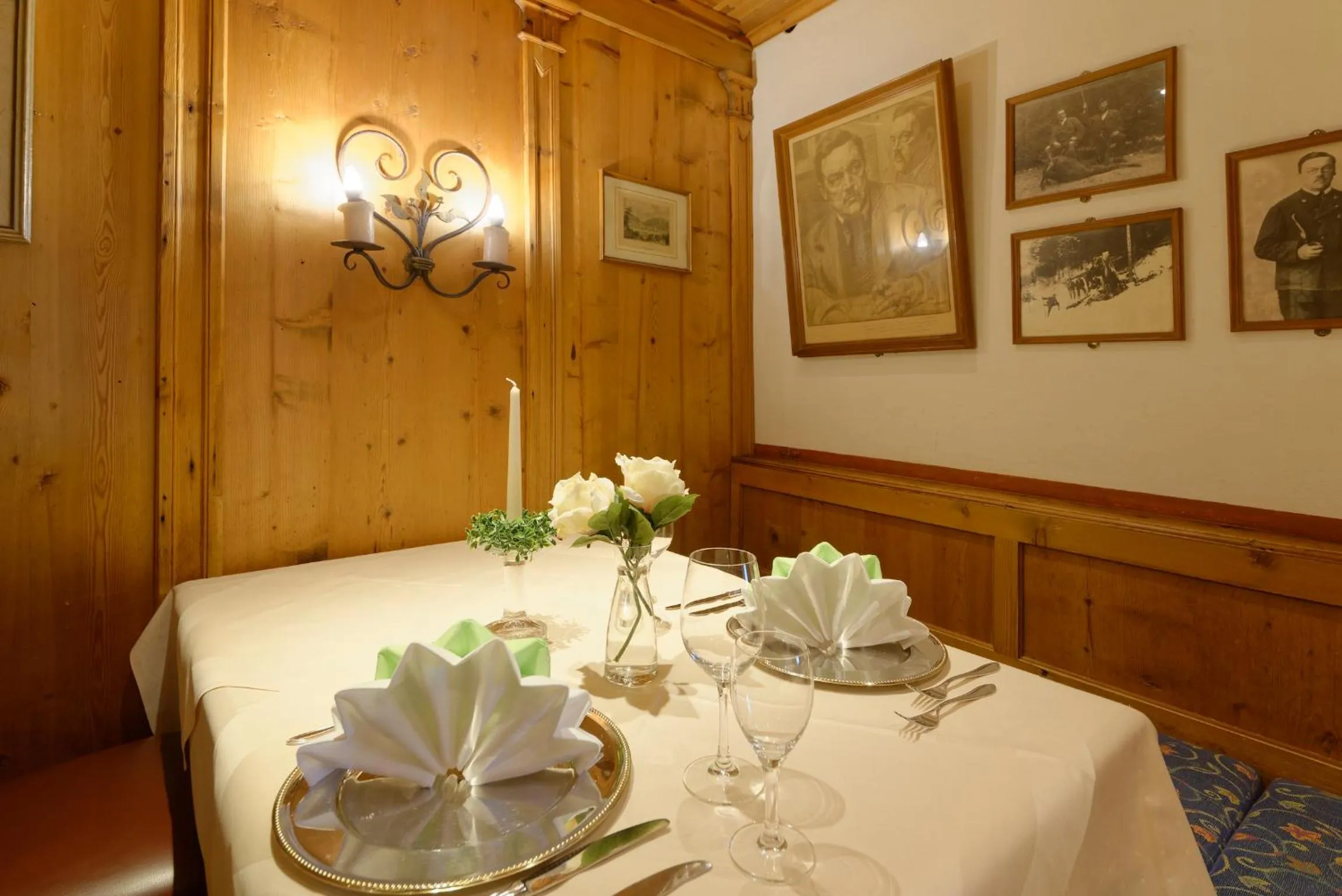 Food and drinks in Hotel Alte Post