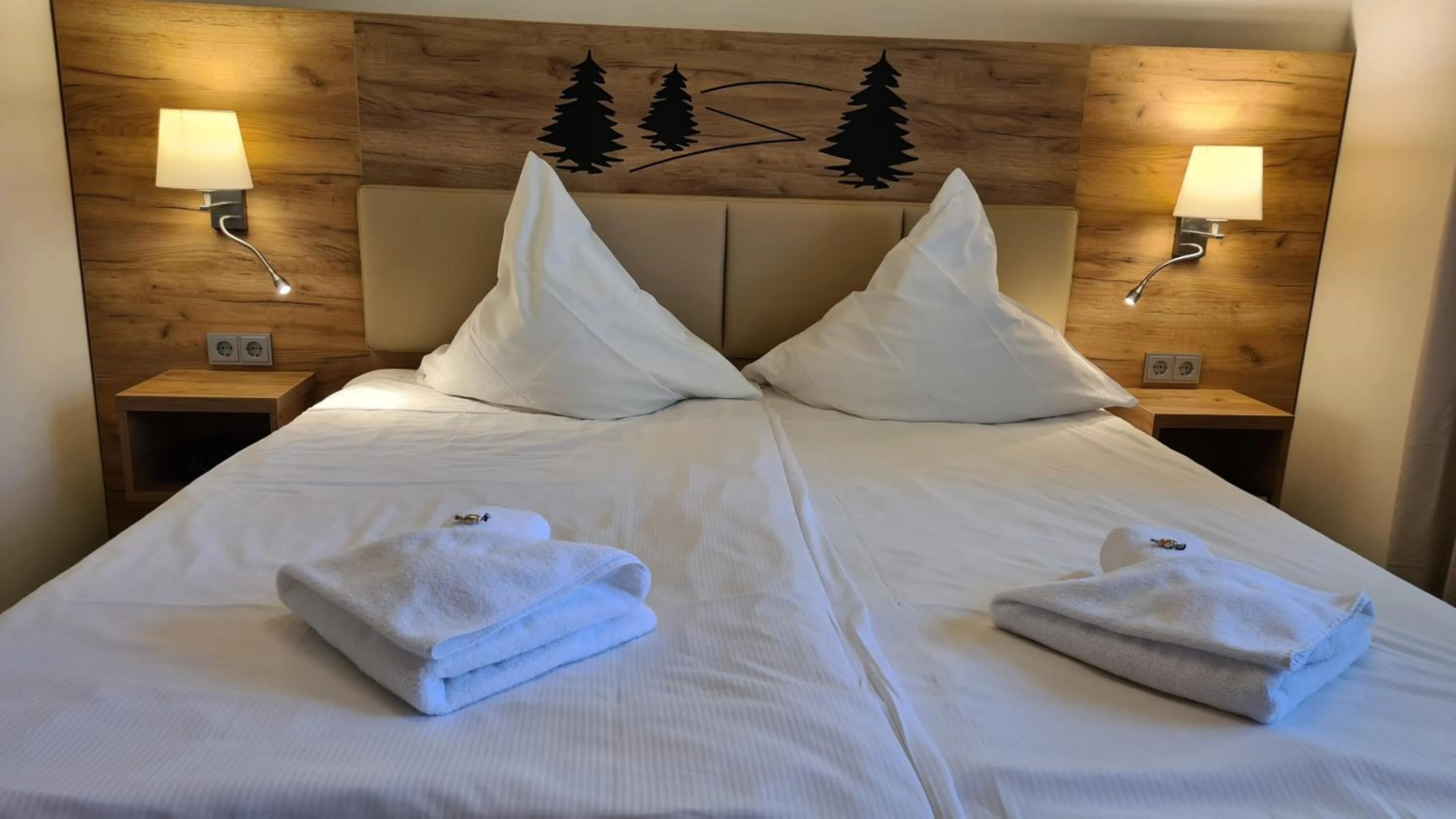 Bed in Hotel Am Wald B&B
