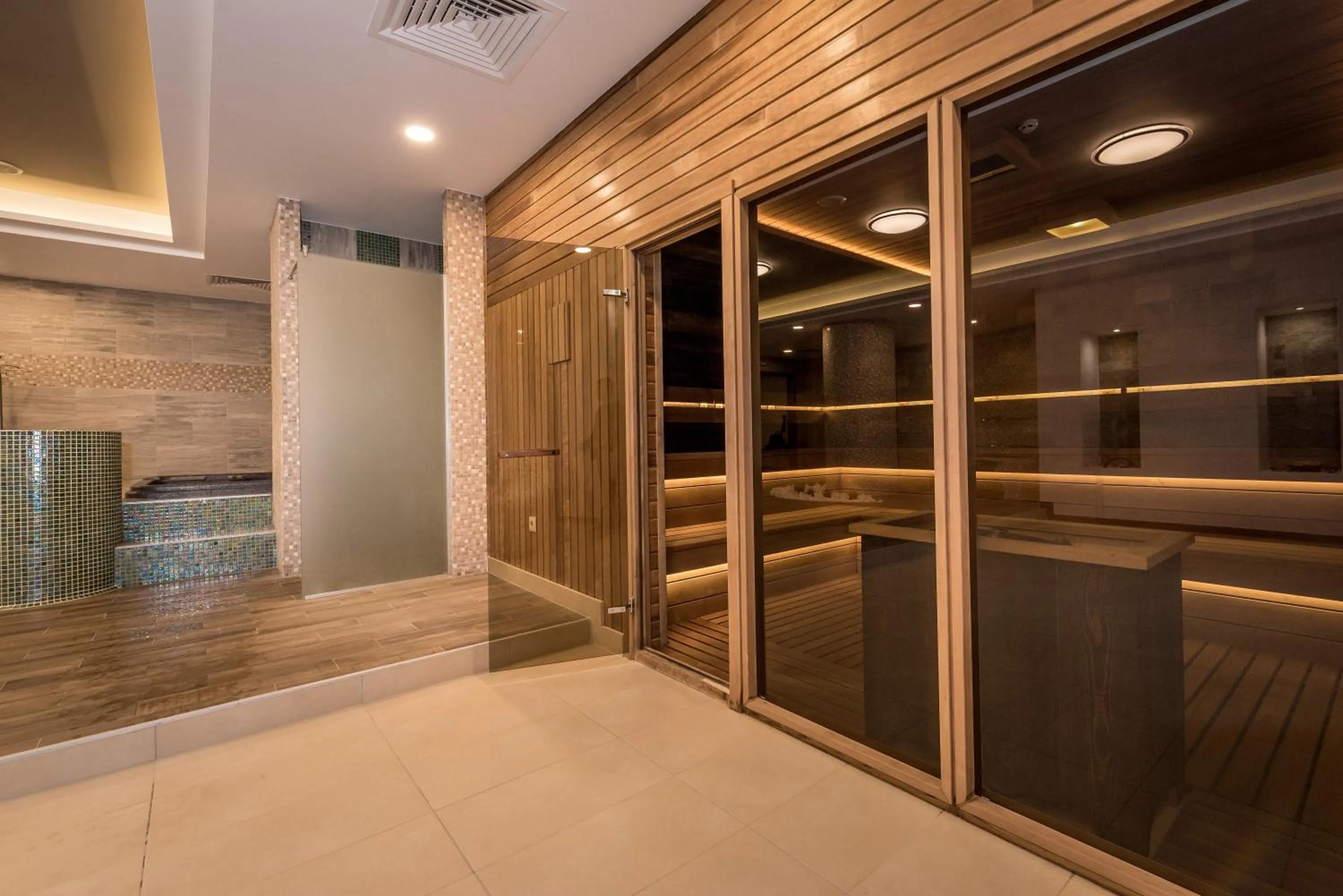 Sauna in Lion Bansko Hotel