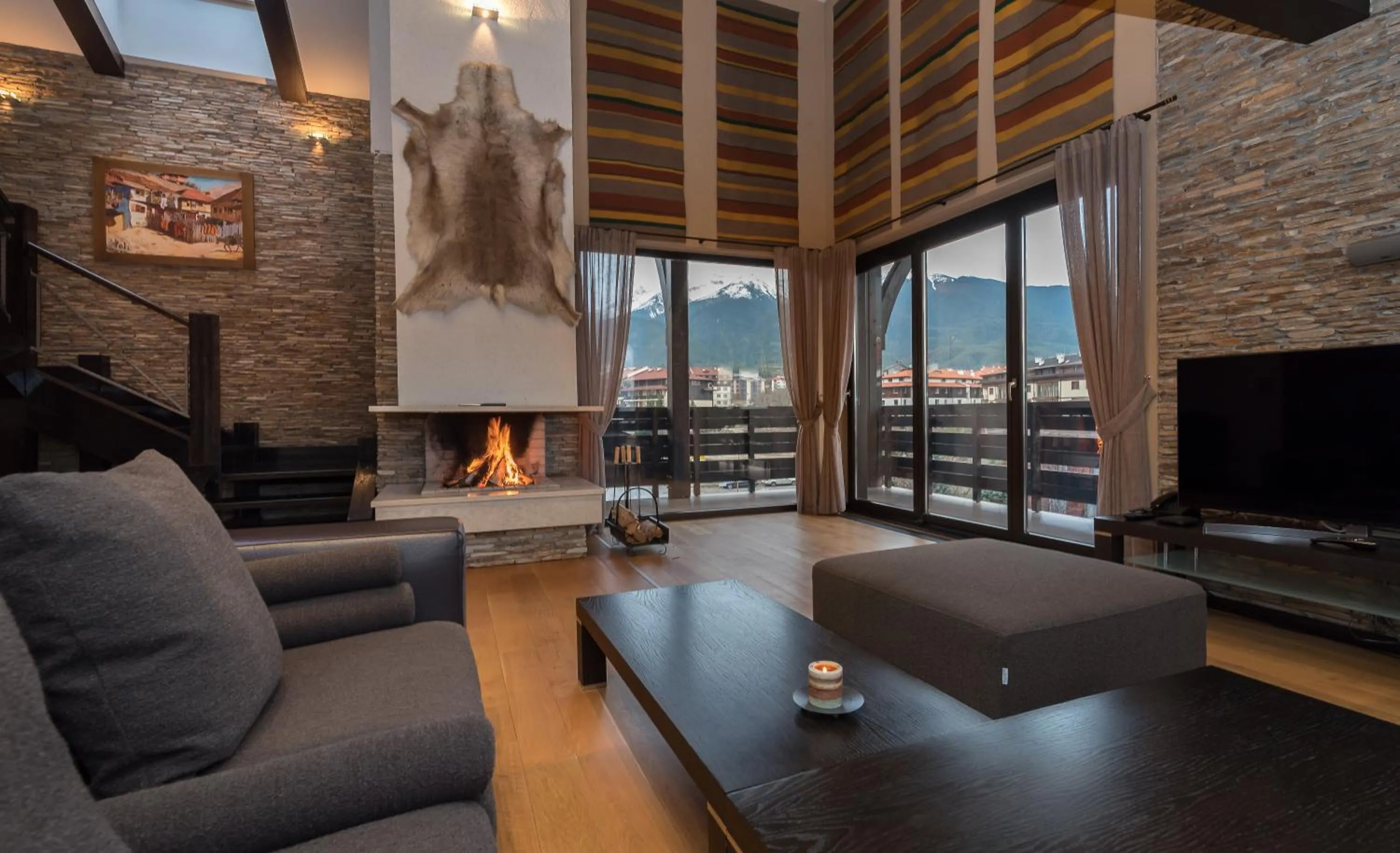Seating area in Lion Bansko Hotel