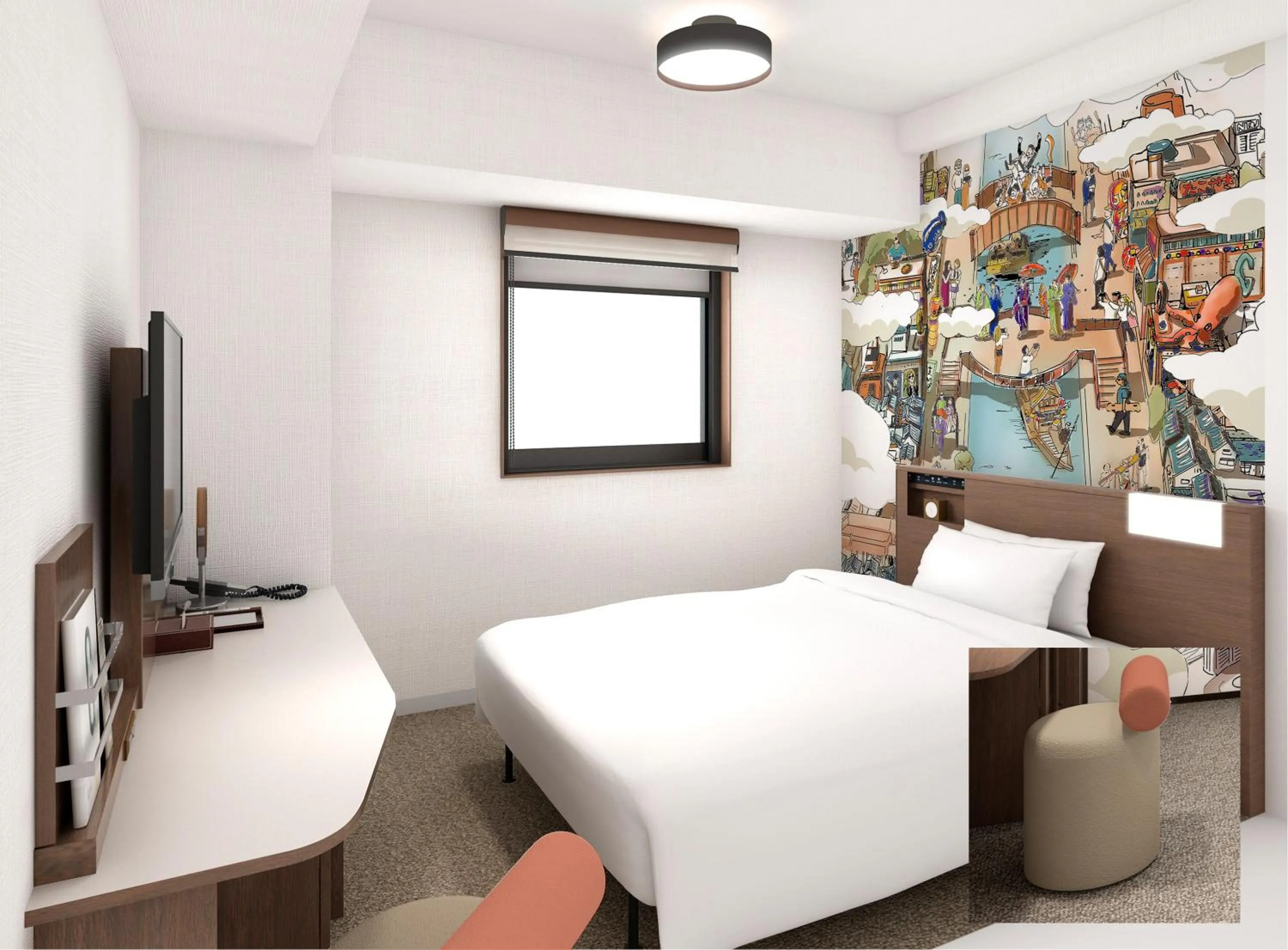 Bedroom in Garner Hotel Osaka Honmachi Kita Semba by IHG