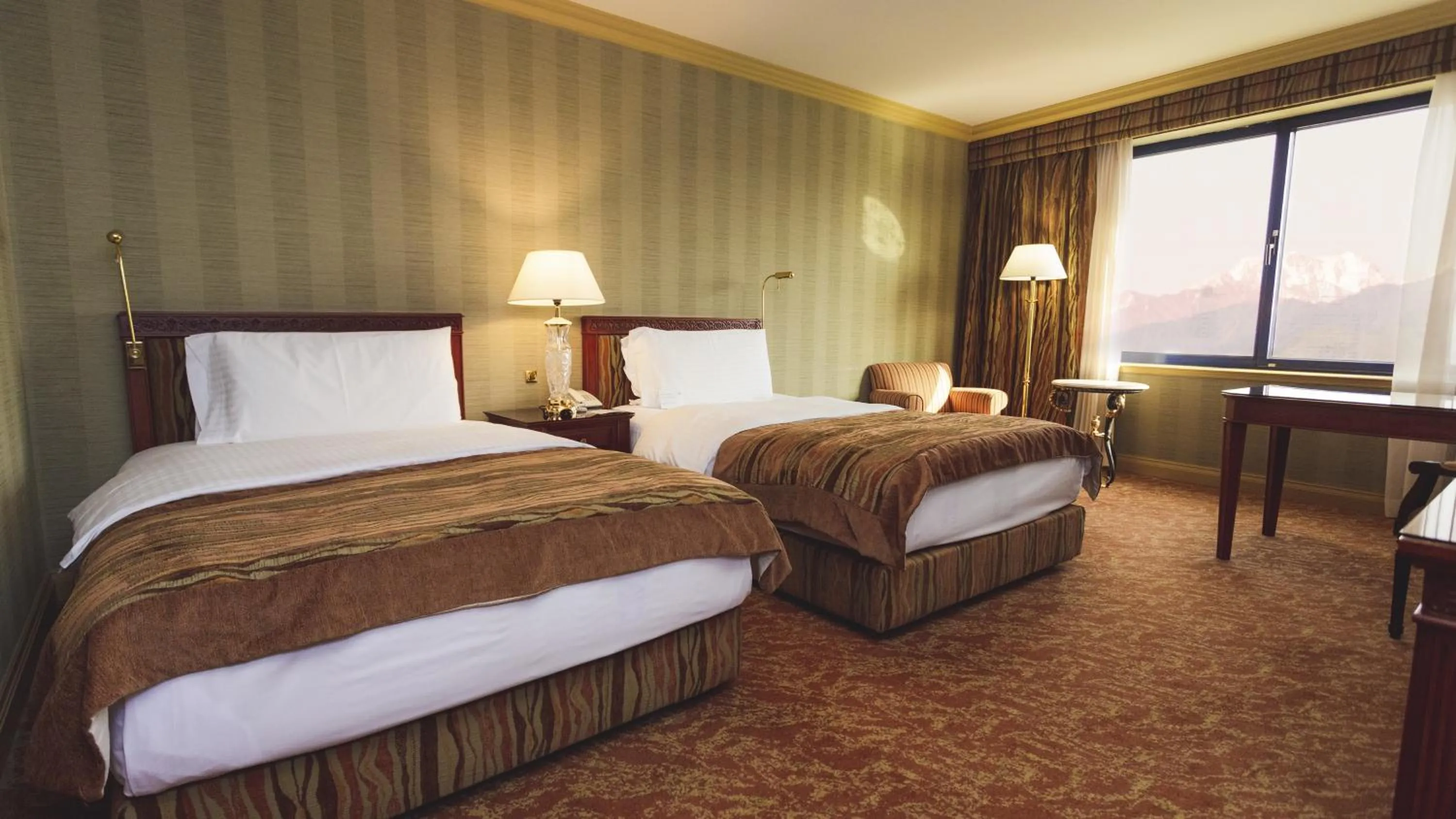 Mountain view, Bed in InterContinental Almaty by IHG