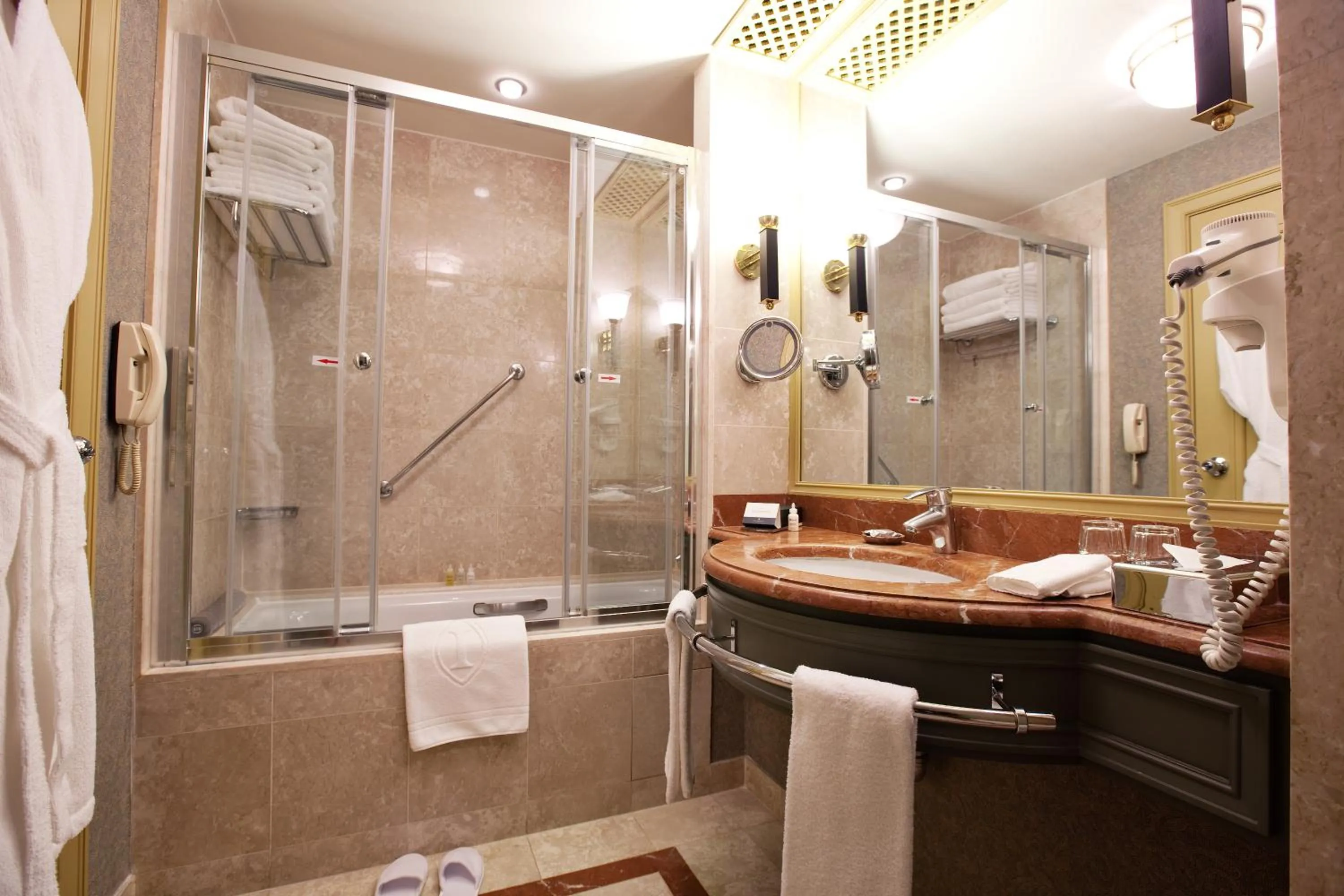 Bathroom in InterContinental Almaty by IHG