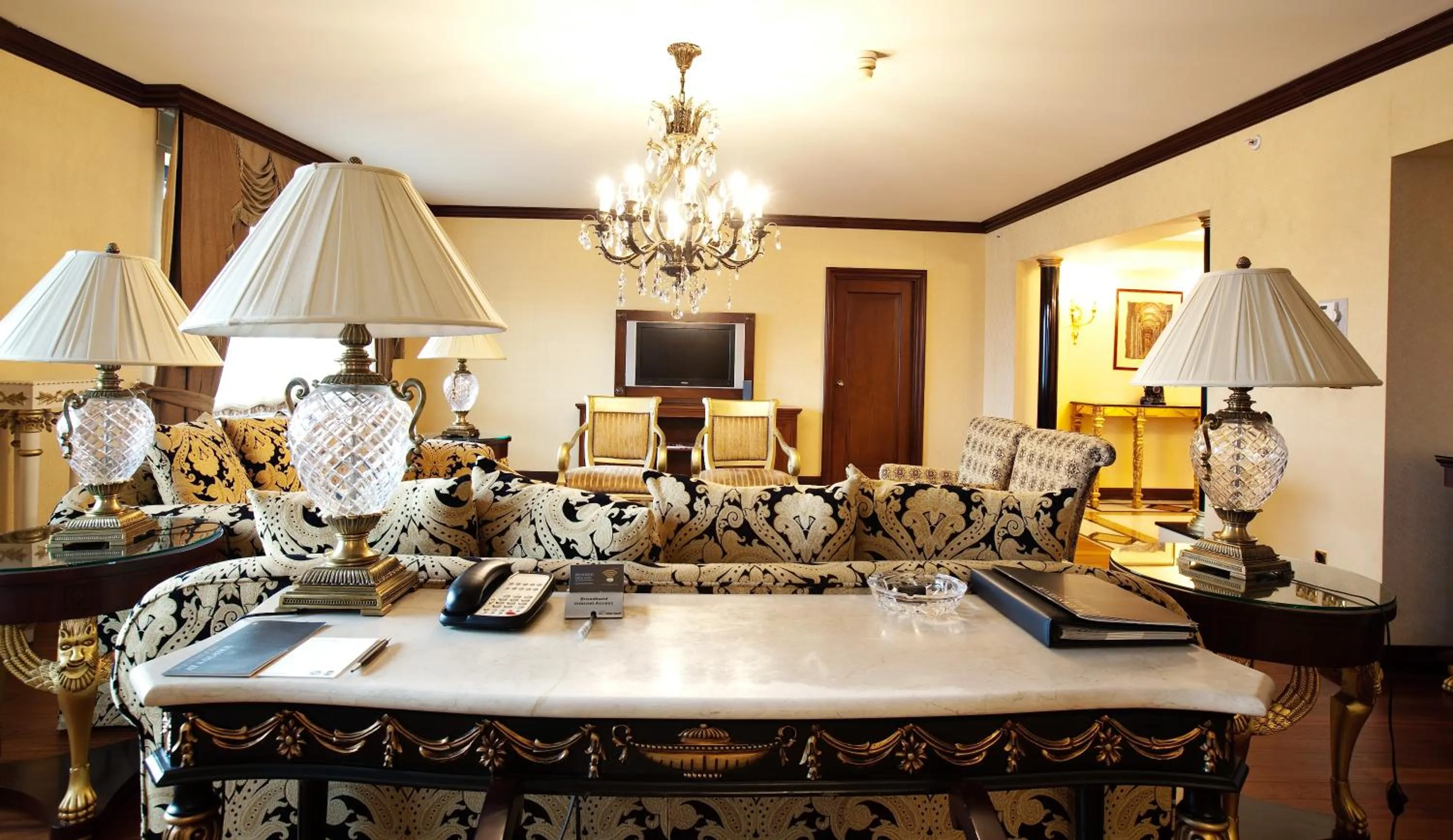 Living room in InterContinental Almaty by IHG