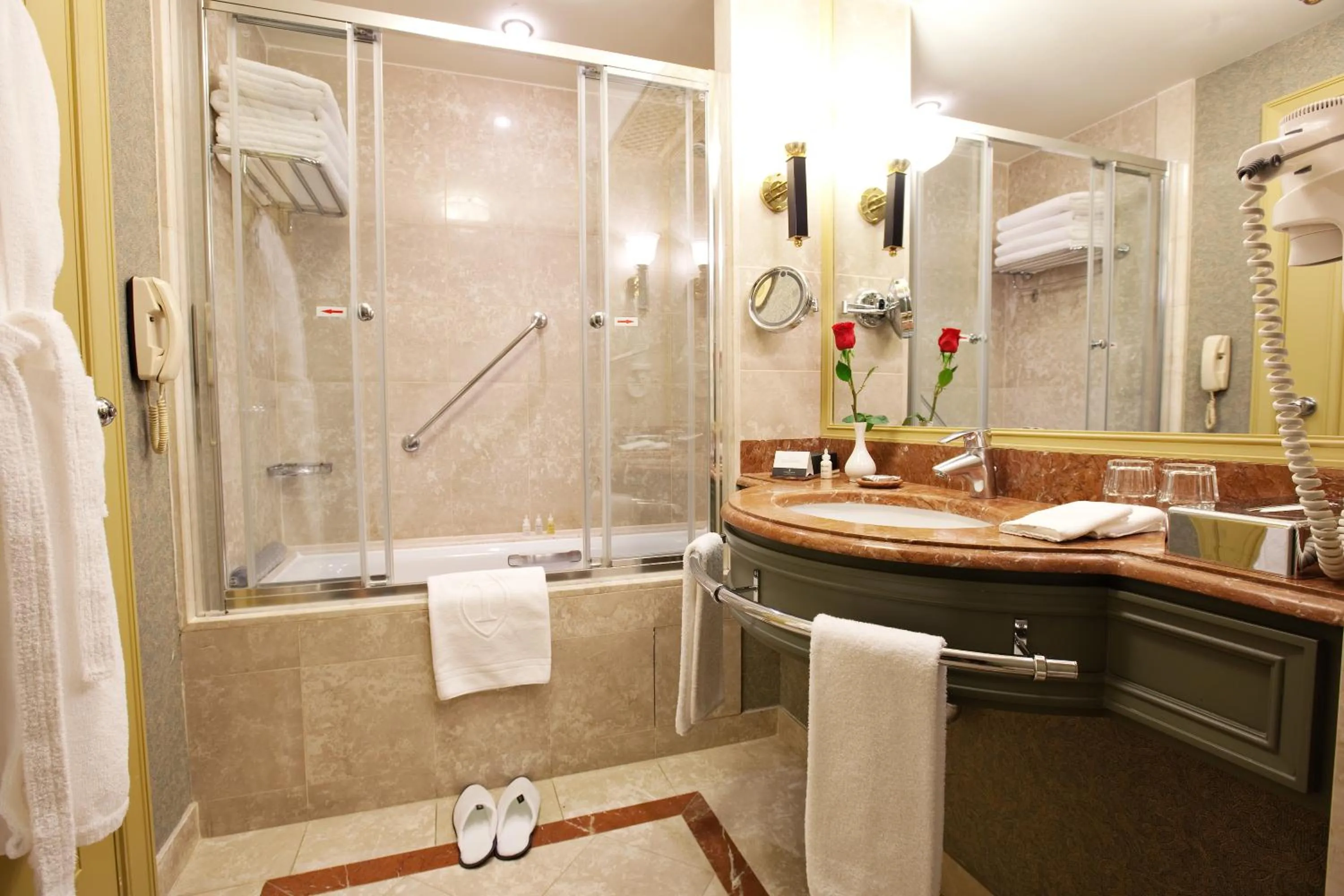 Bathroom in InterContinental Almaty by IHG