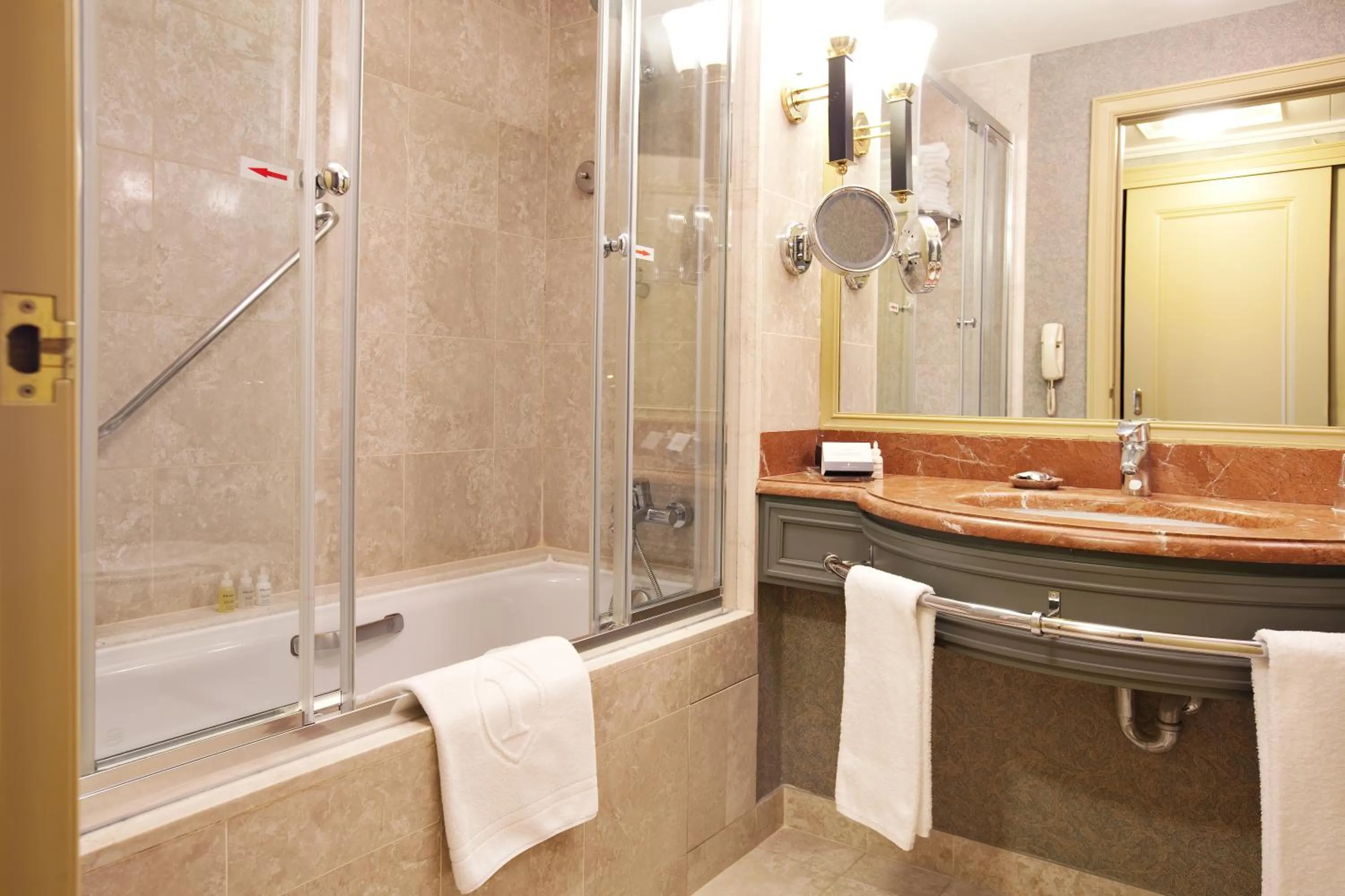 Bathroom in InterContinental Almaty by IHG