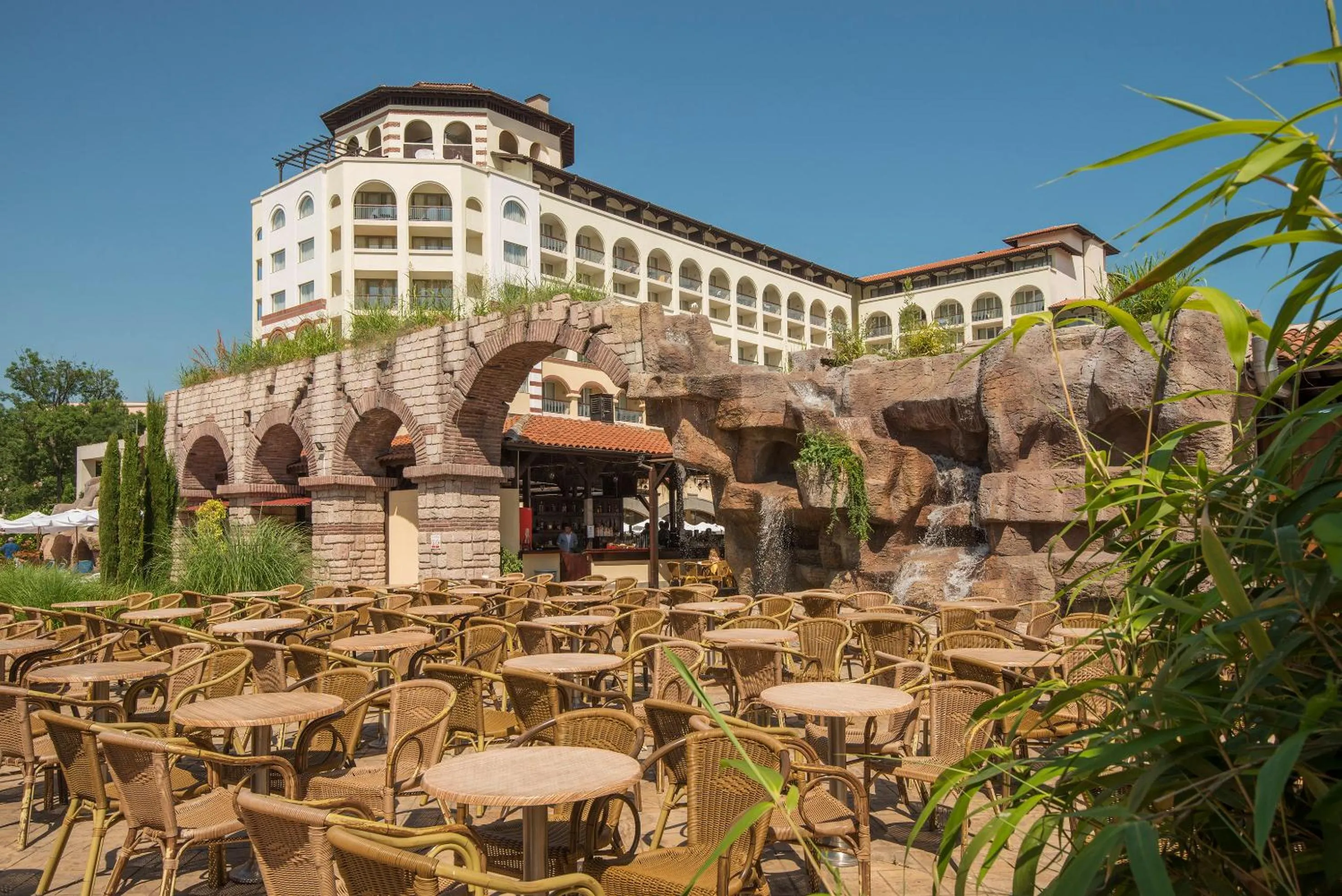 Patio in Melia Sunny Beach All Inclusive