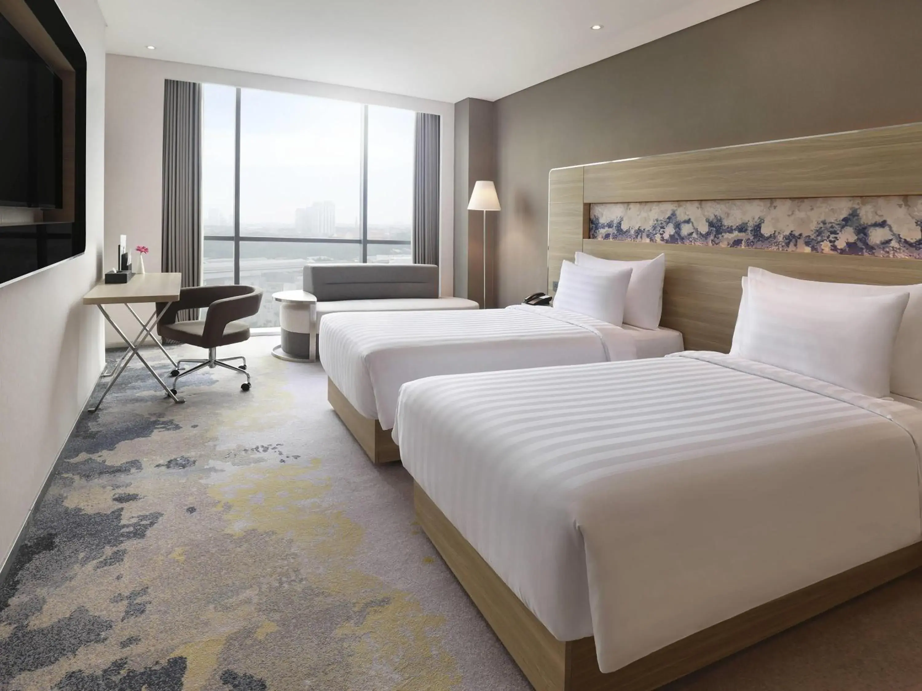 Deluxe Twin Room in Novotel Samator Surabaya Timur Deluxe Twin Room in Novotel Samator Surabaya Timur