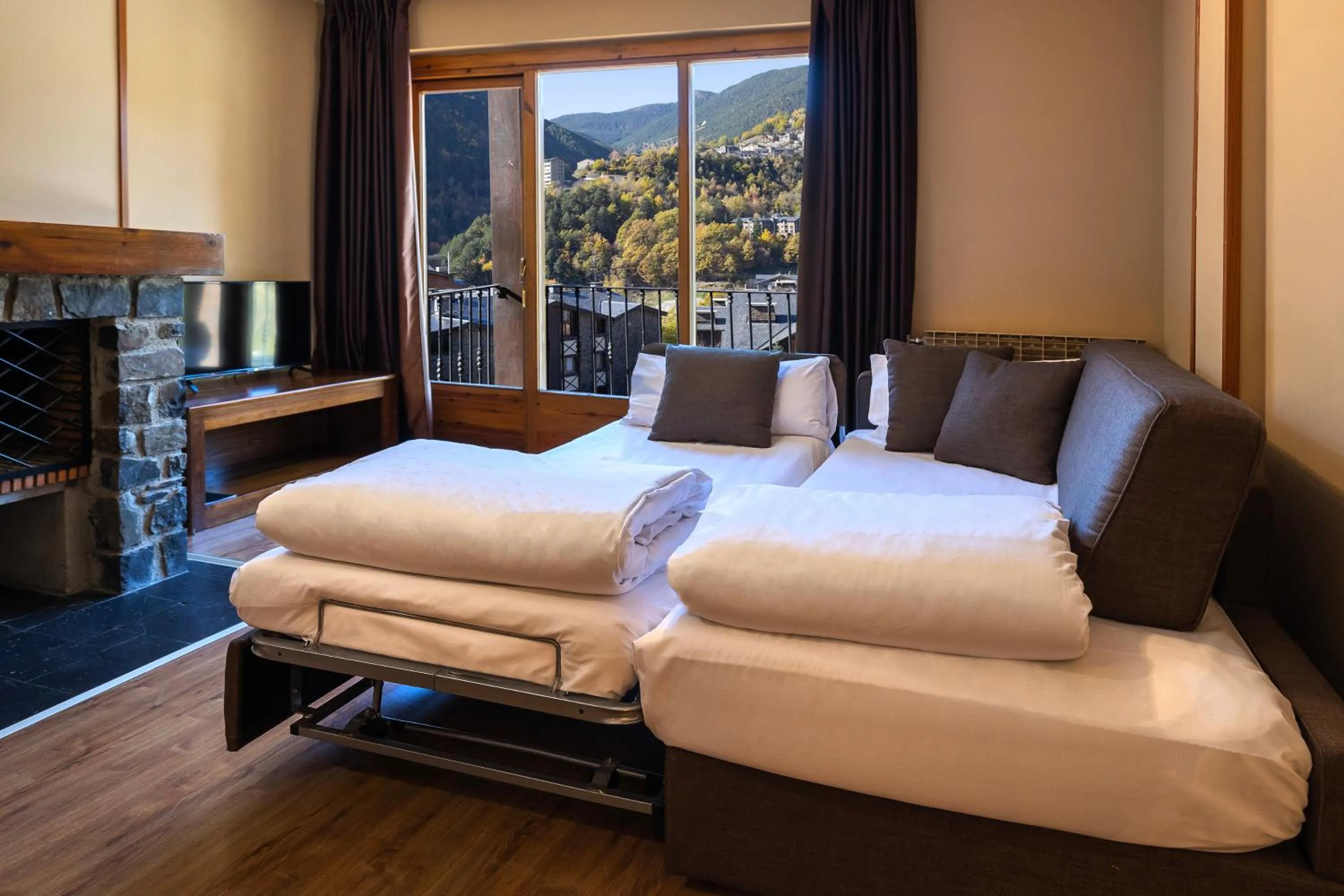 Bed in Aparthotel AnyosPark Mountain & Wellness Resort