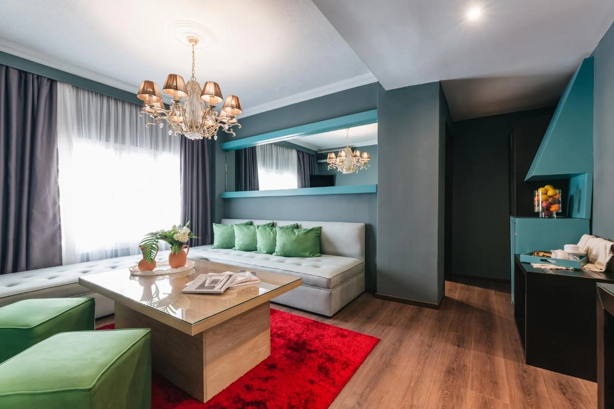 Living room, Bed in Ladadika Design, Philian Hotels and Resorts