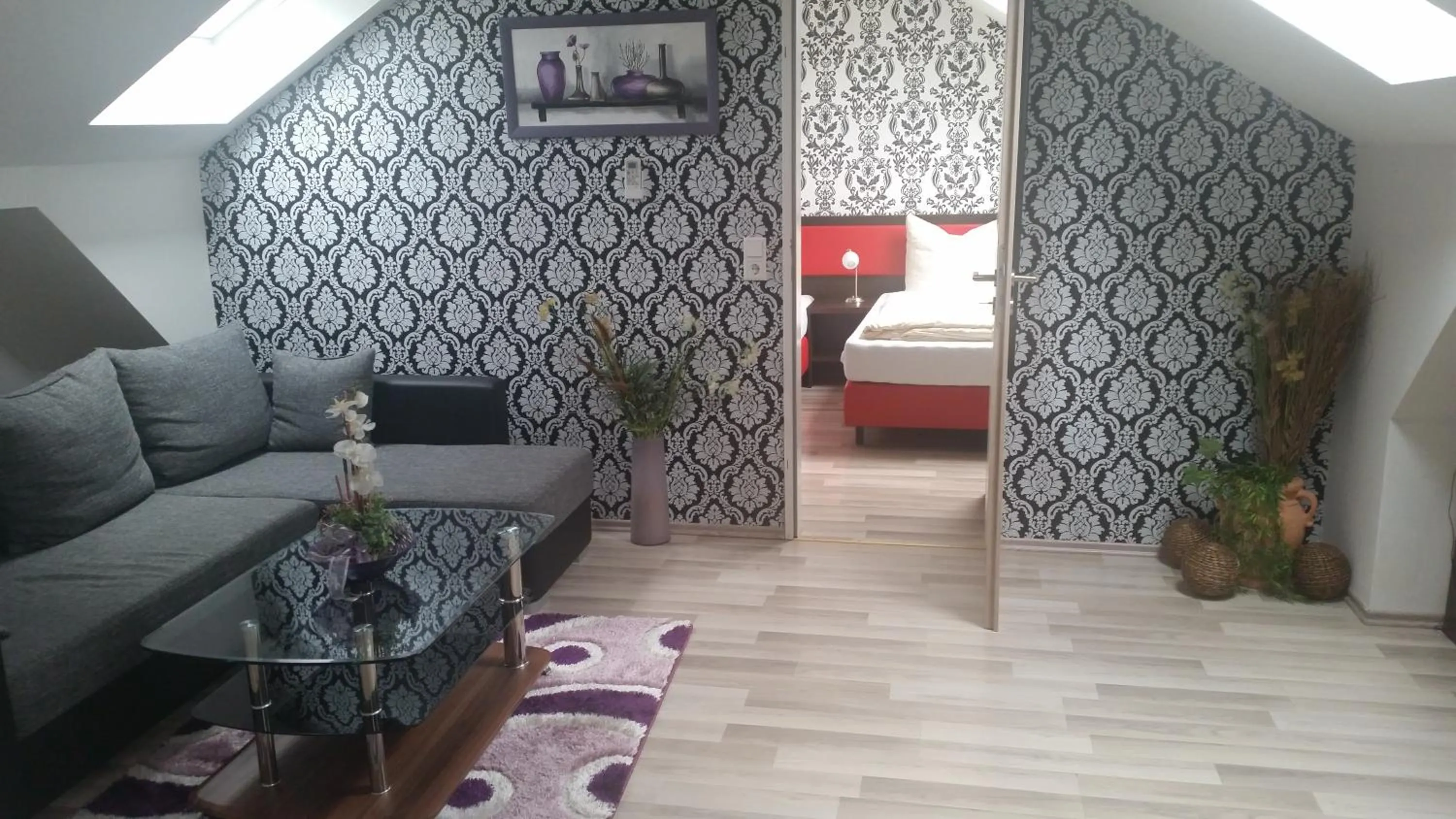 Living room in Cityhotel Ahlen Garni