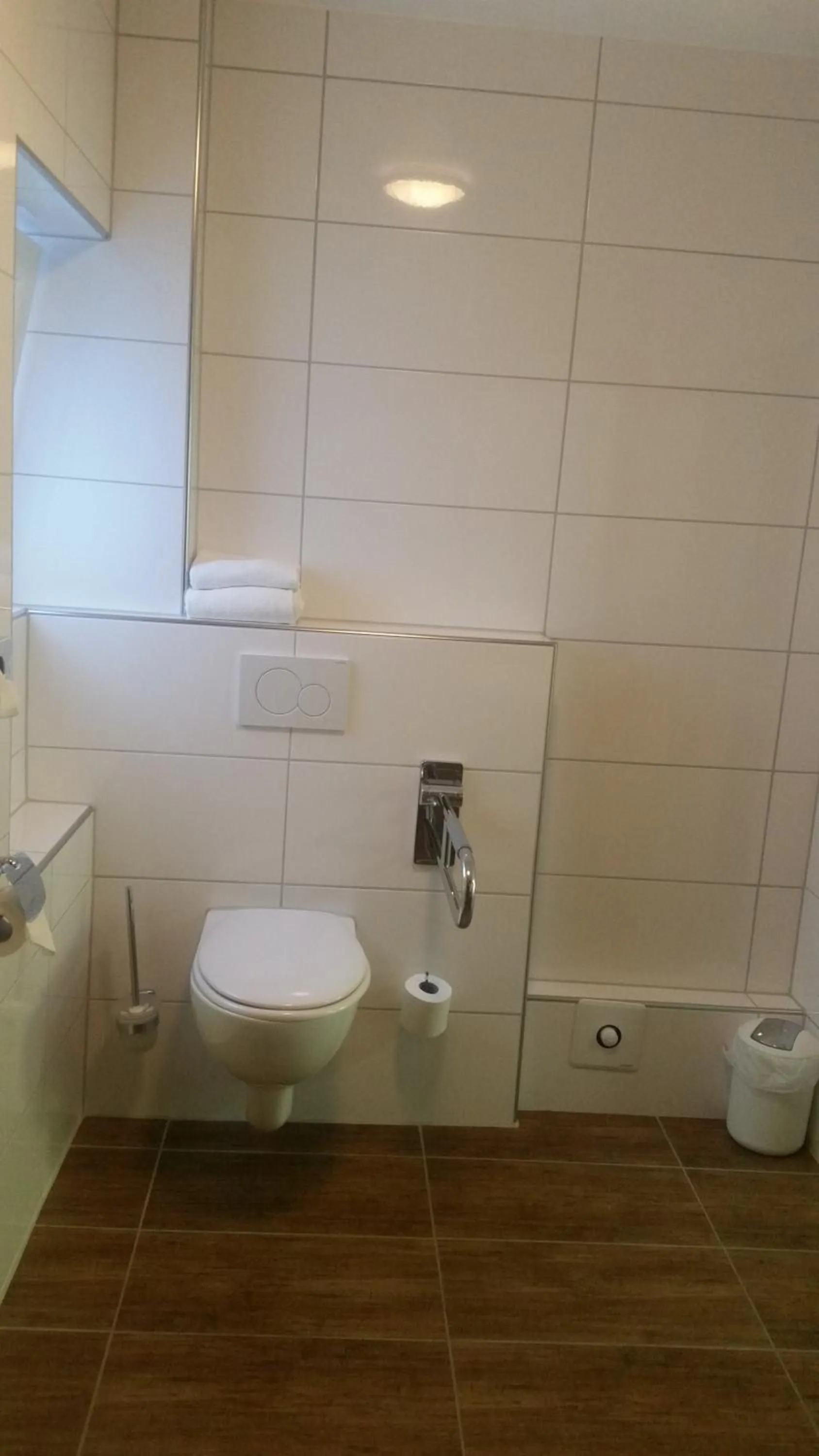 Toilet in Cityhotel Ahlen Garni