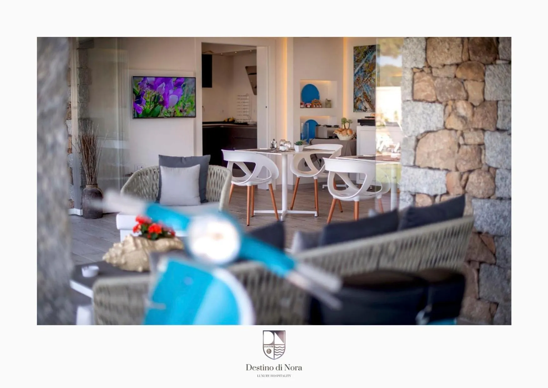 Lobby or reception in Destino di Nora