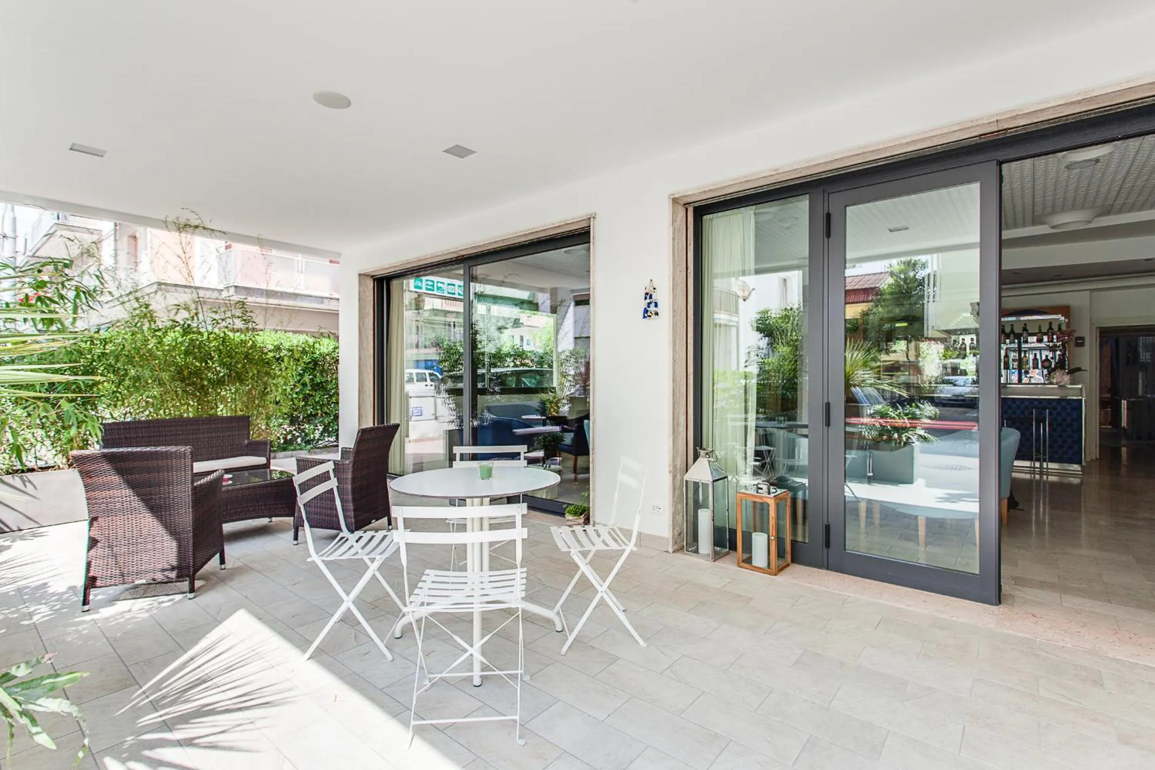 Patio in Hotel Eugenio
