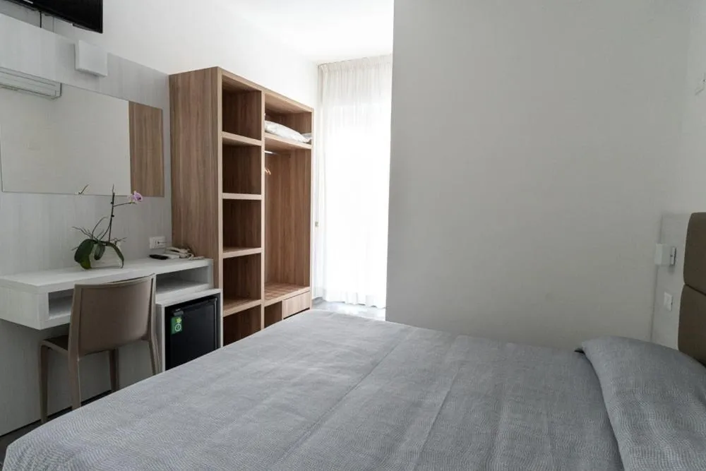 Bed in Hotel Eugenio