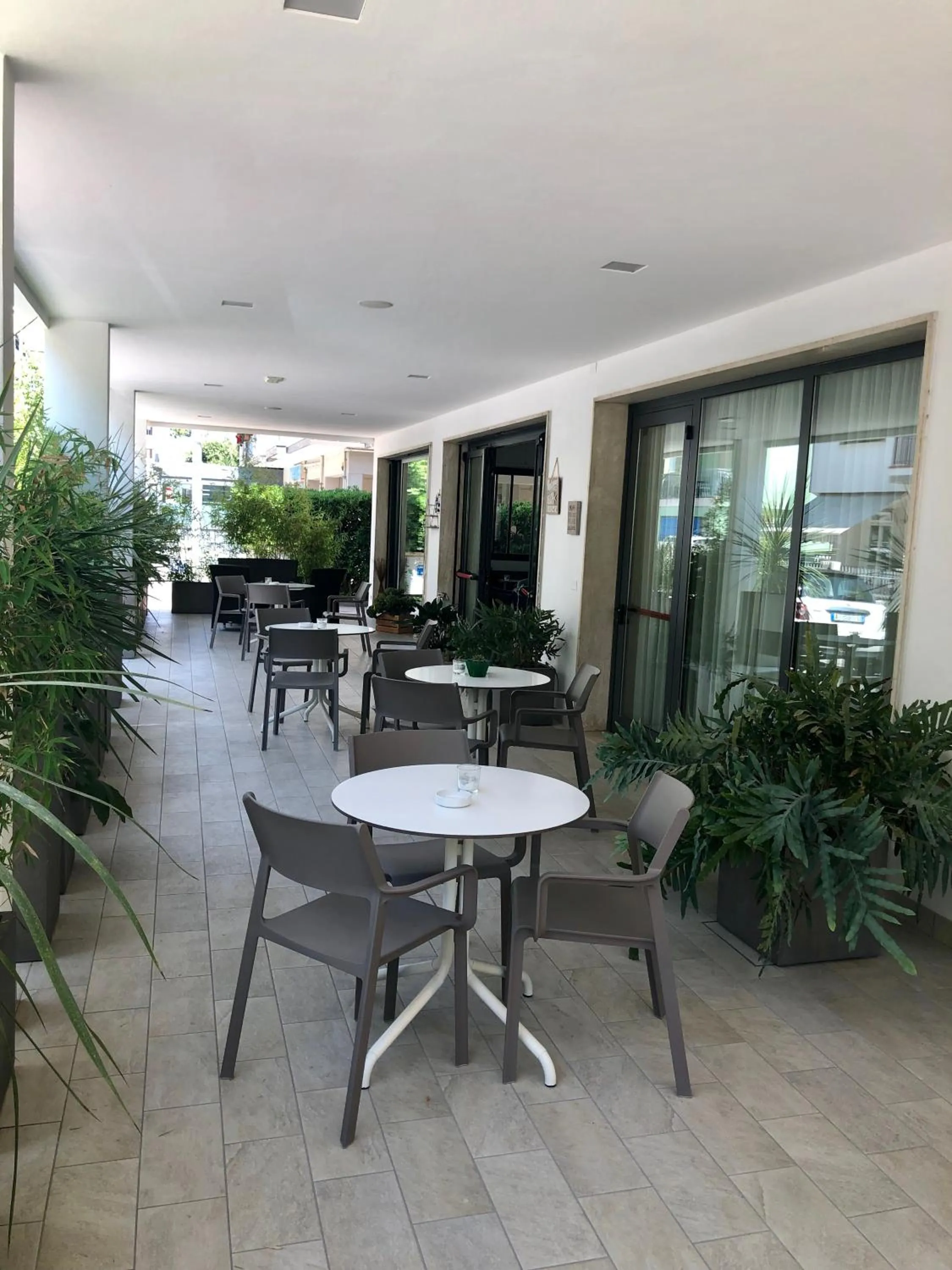 Patio in Hotel Eugenio