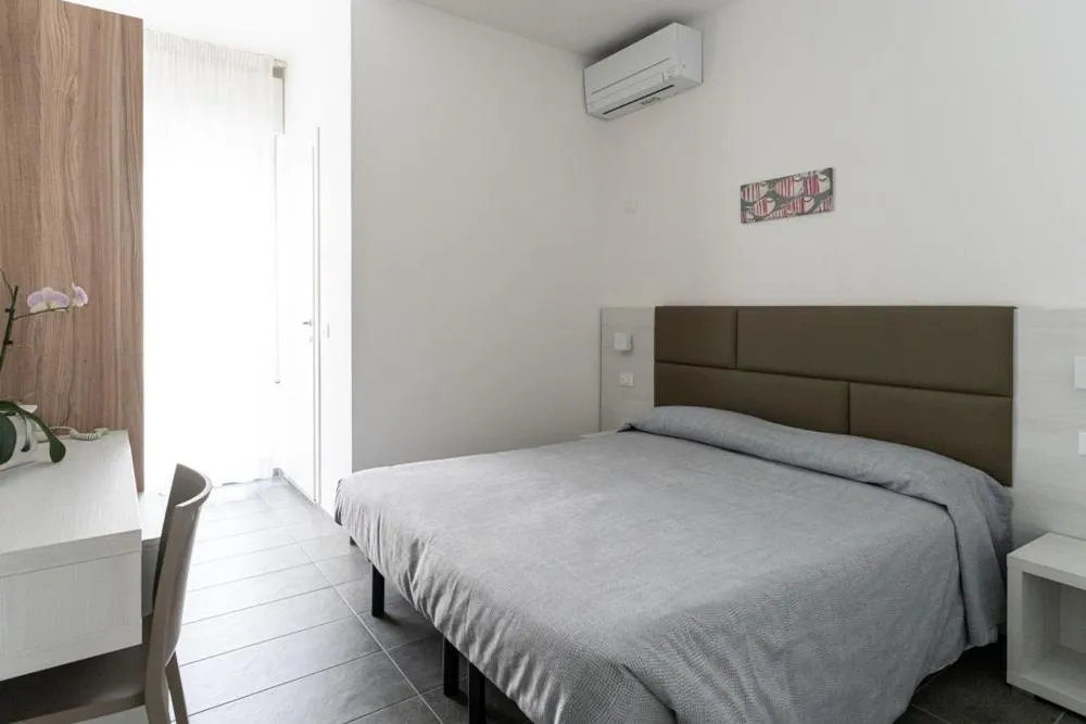 Bed in Hotel Eugenio