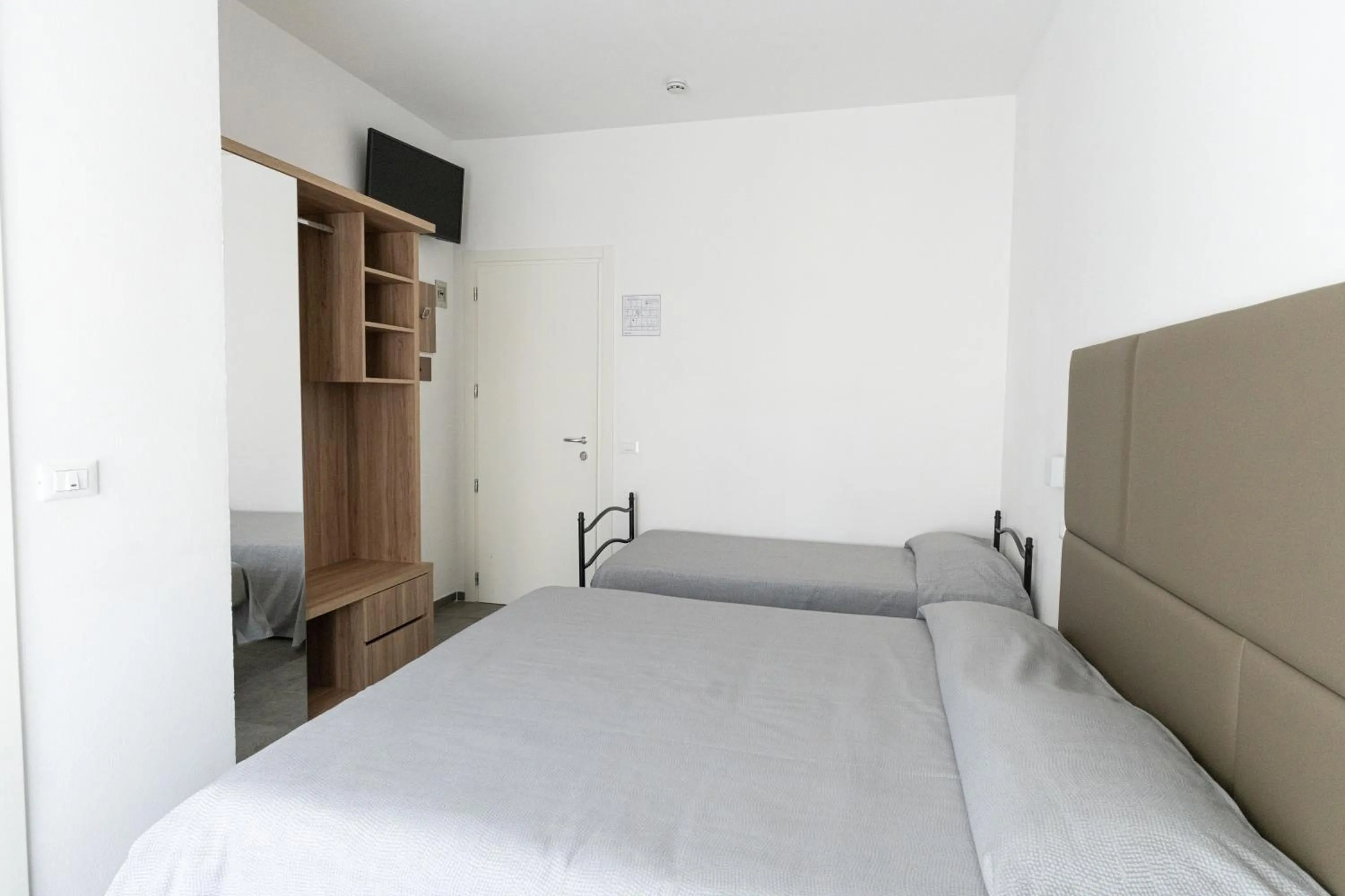 Bed in Hotel Eugenio